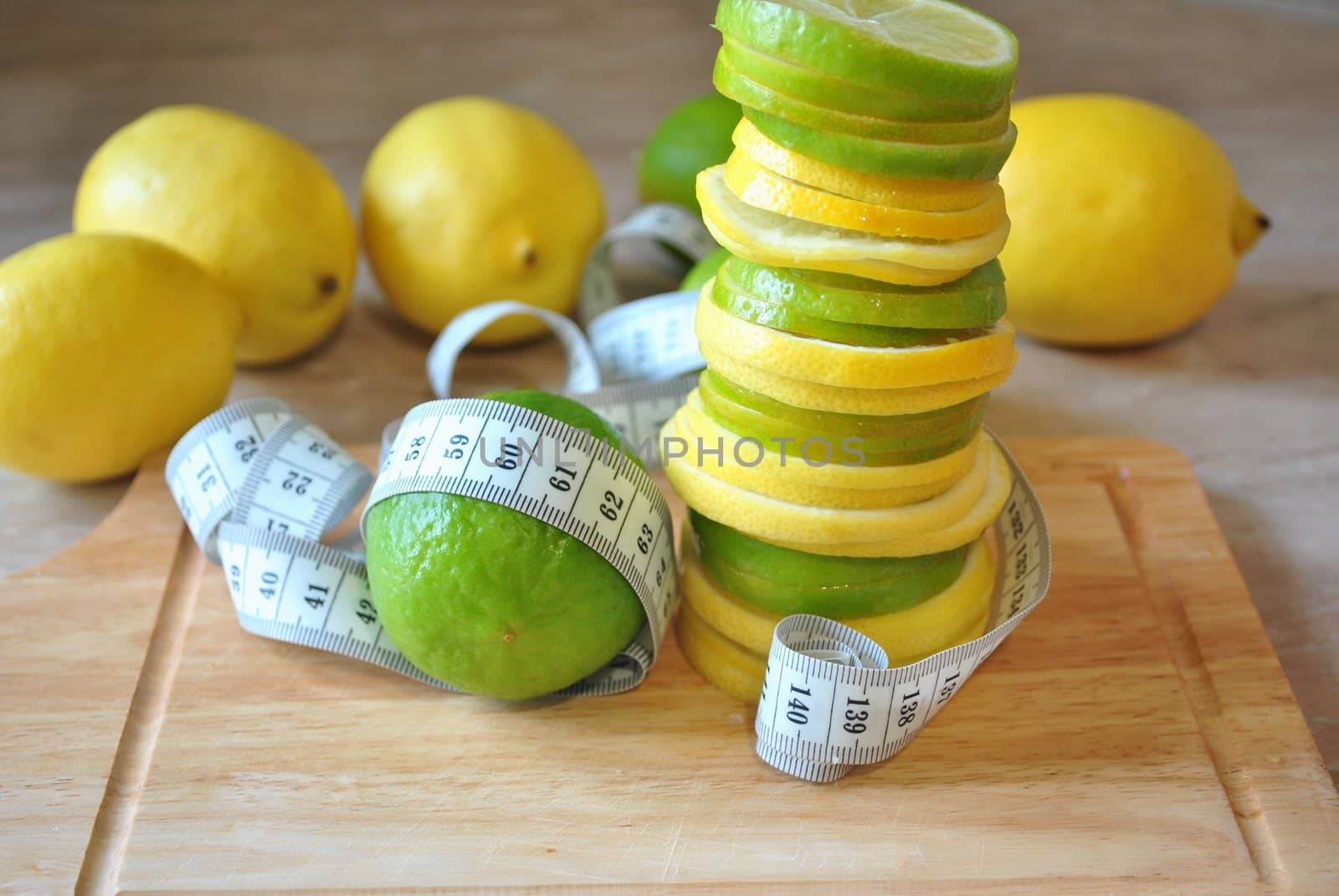 Citruses: lemons and лаймы help to keep a beautiful figure