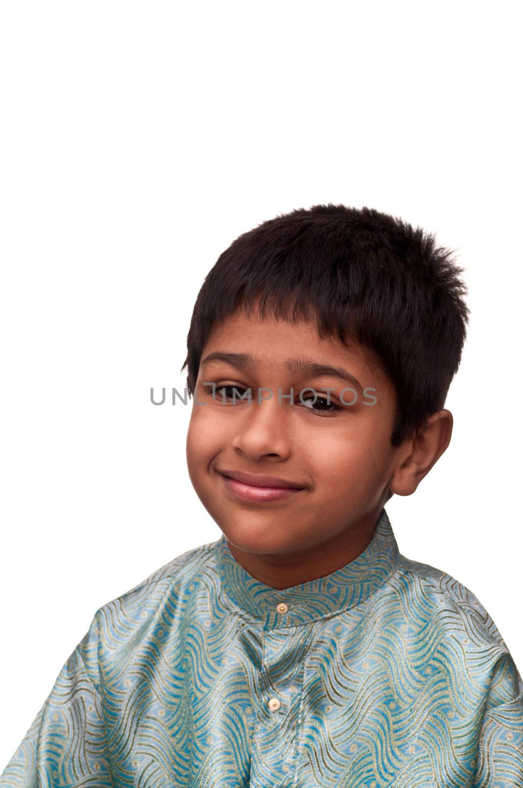 an handsome indian kid smiling for you