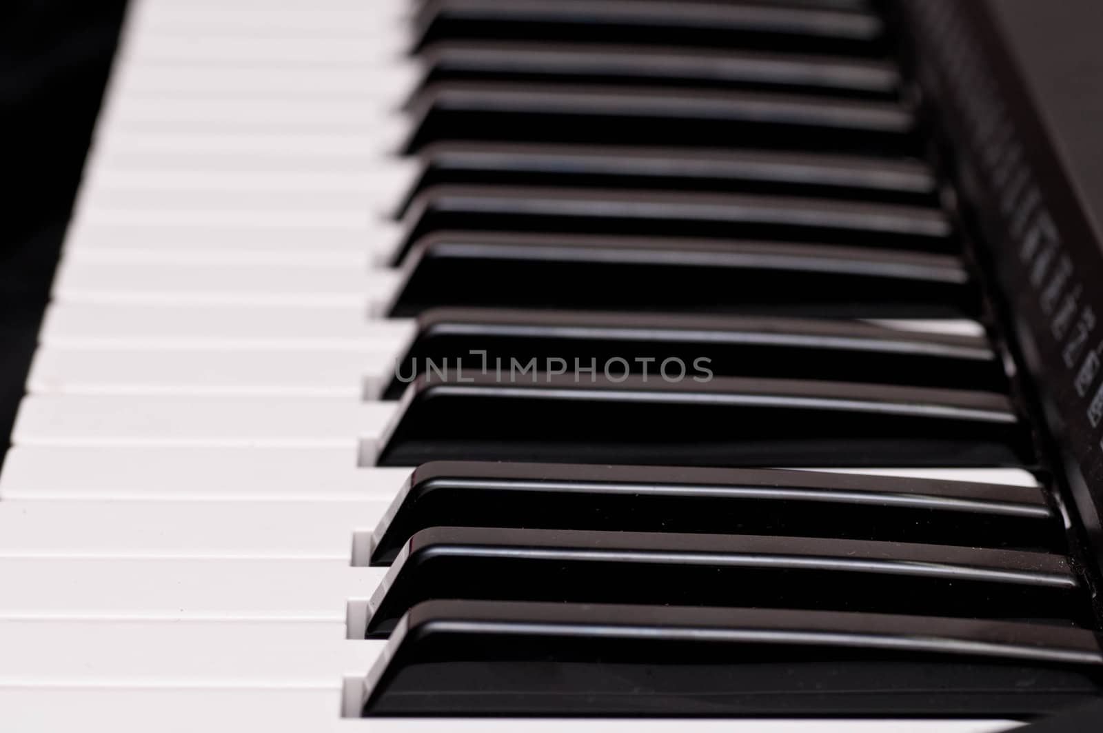 close up shot of black and white keys of a piano