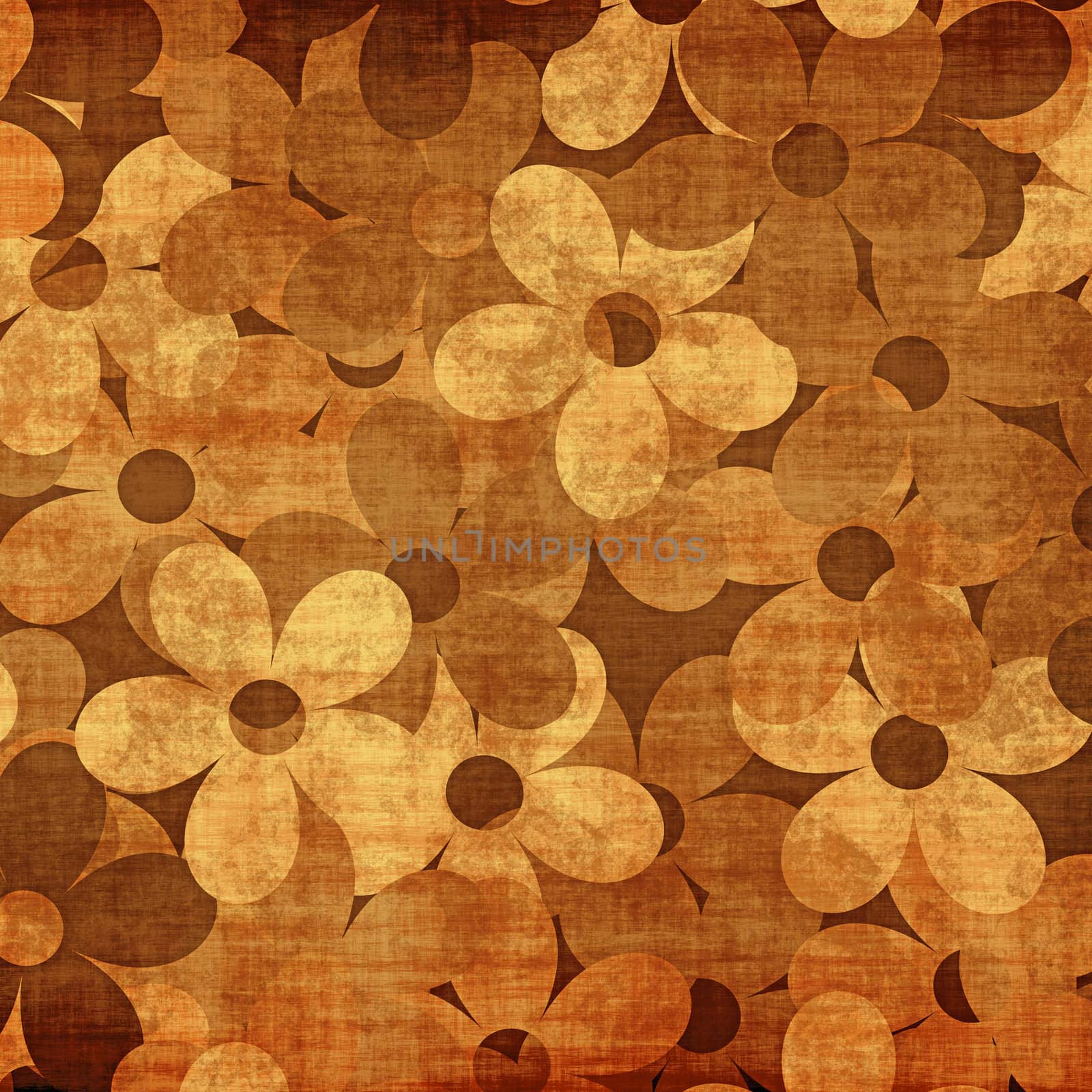 Grunge floral background by Lirch