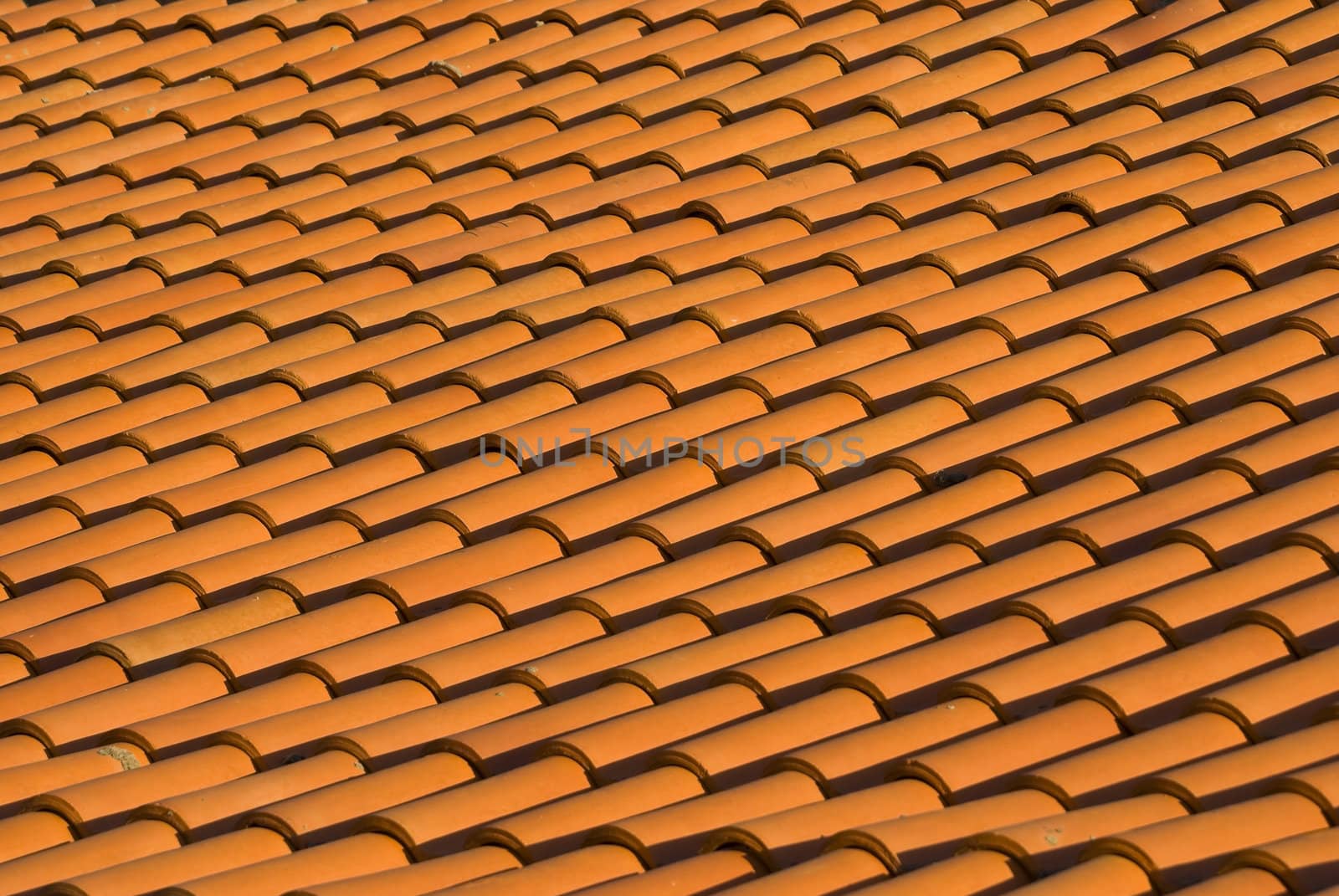 Roof tiles in Albufeira Portugal - landscape orientation