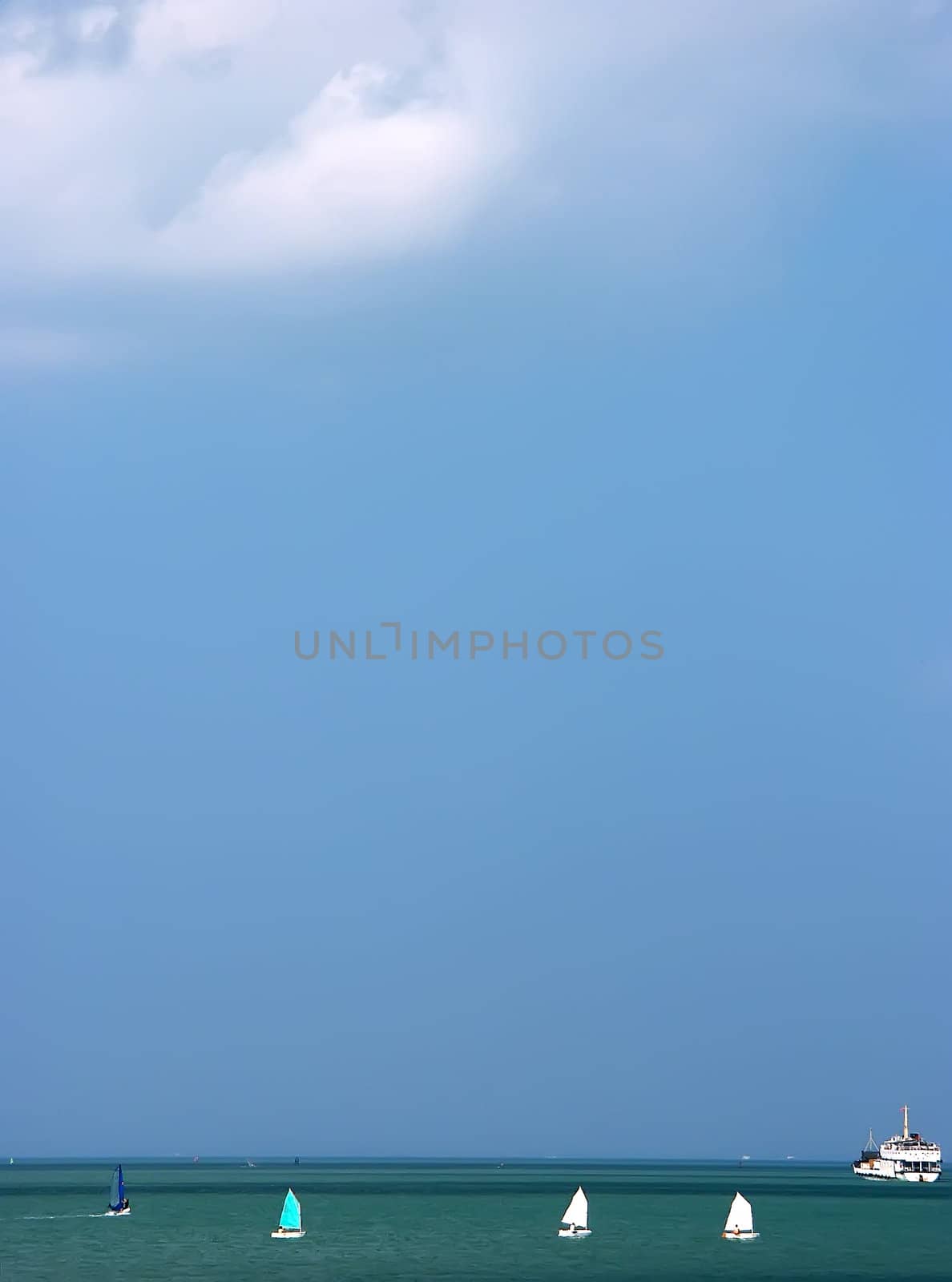 Windsurfing on the South China Sea