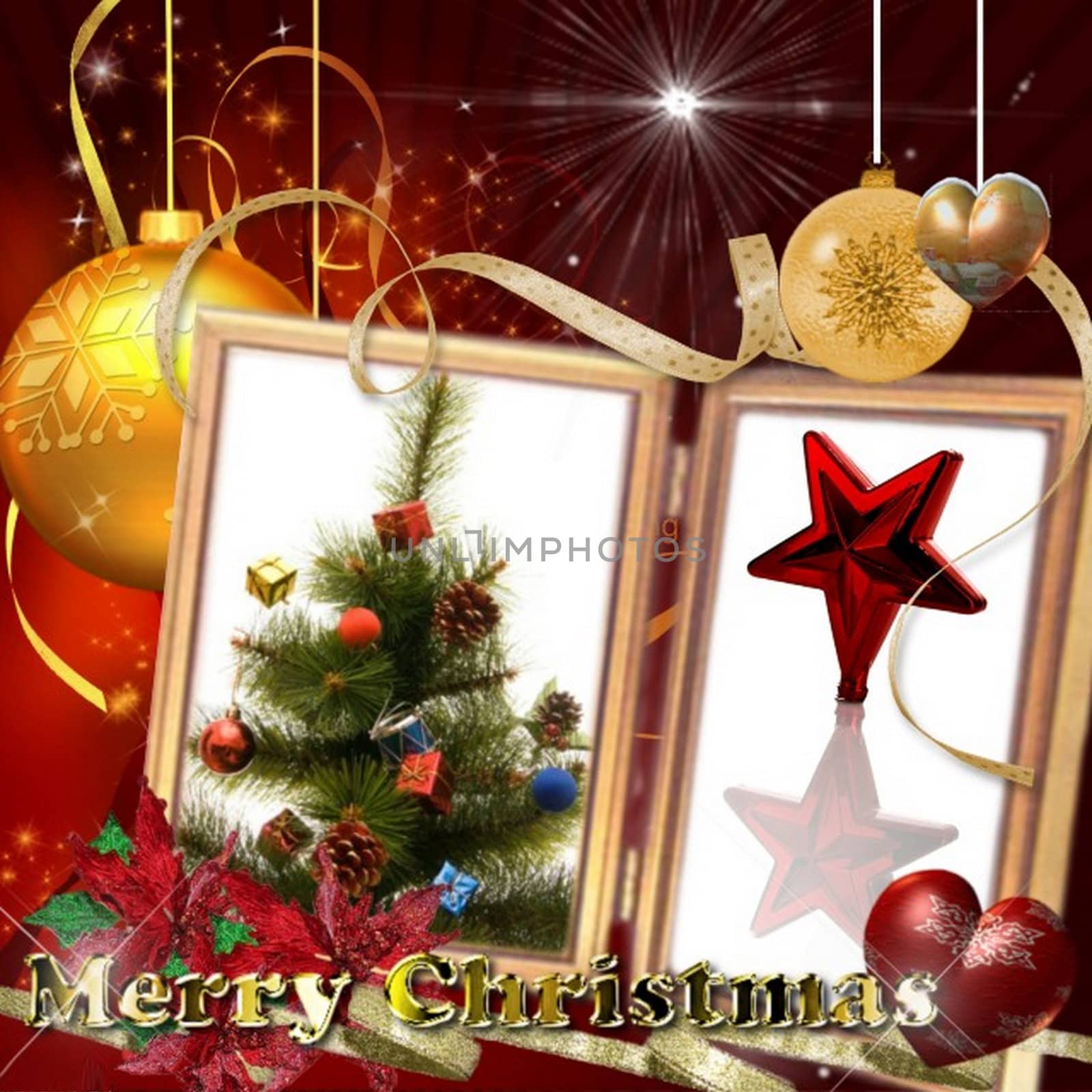 Merry Christmas collage by Baltus