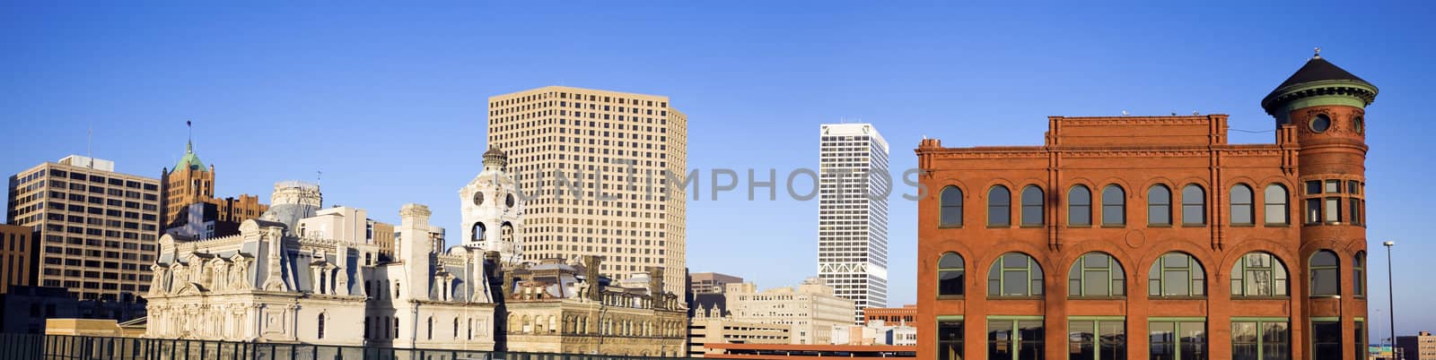 Milwaukee buildings - old and new