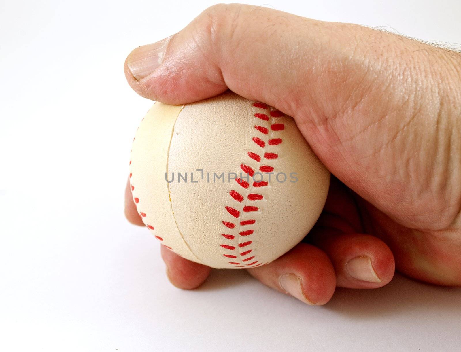 Baseball hand by lauria