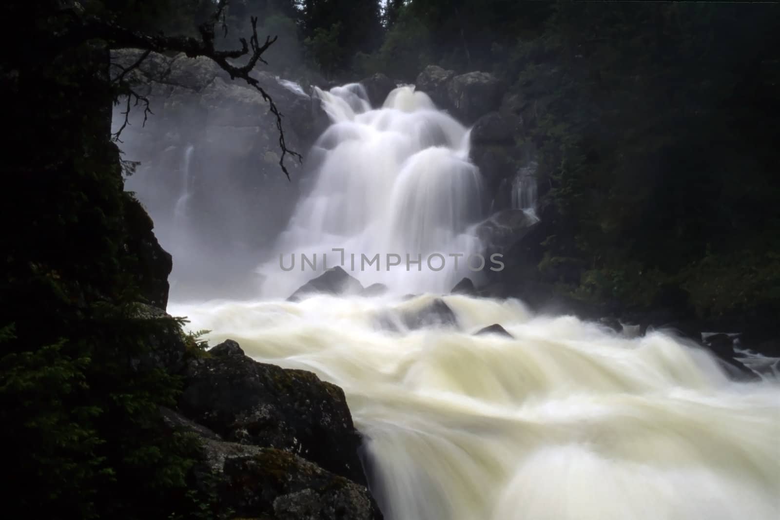 waterfall in mountain
