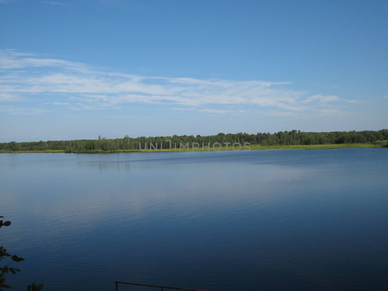 Lake view in north quebec