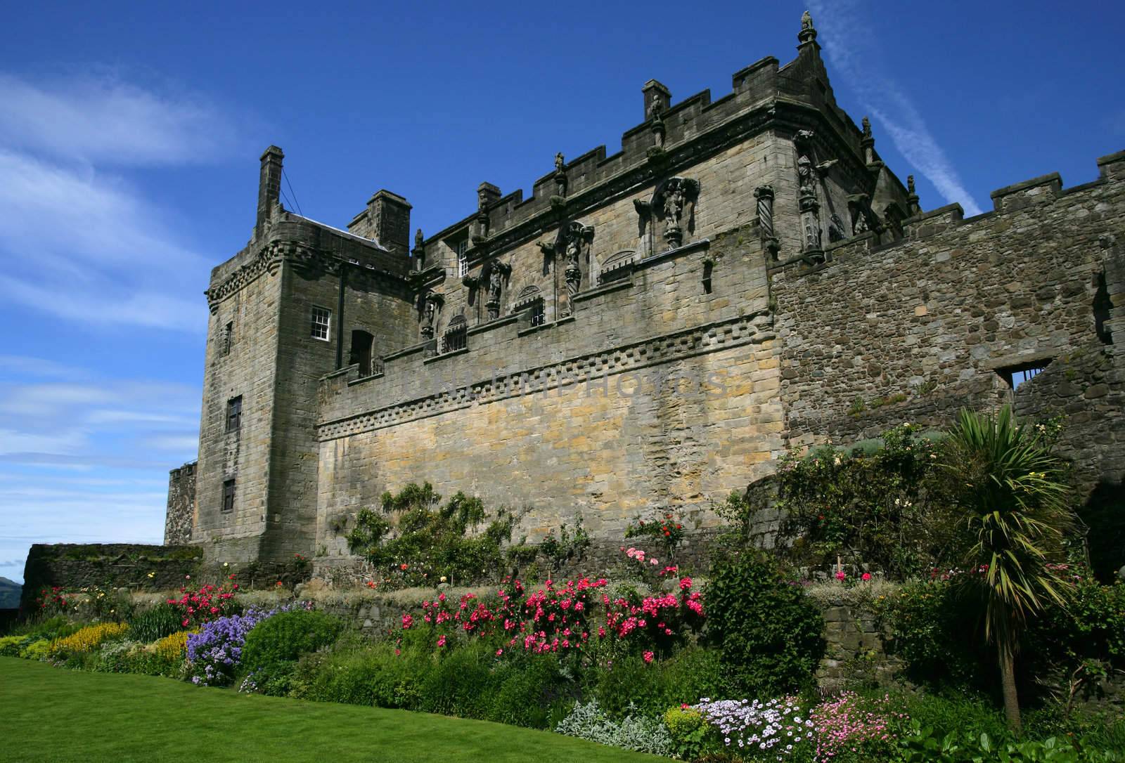 Stirling Castle in Stirling, Scotland.
