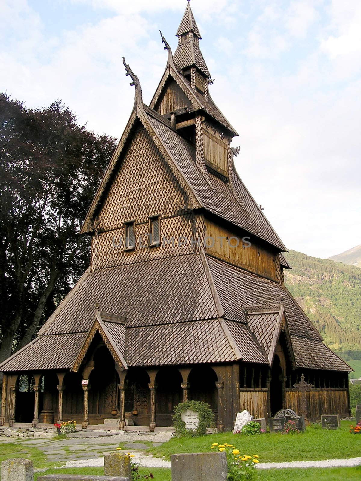 Church made of wood, Norway