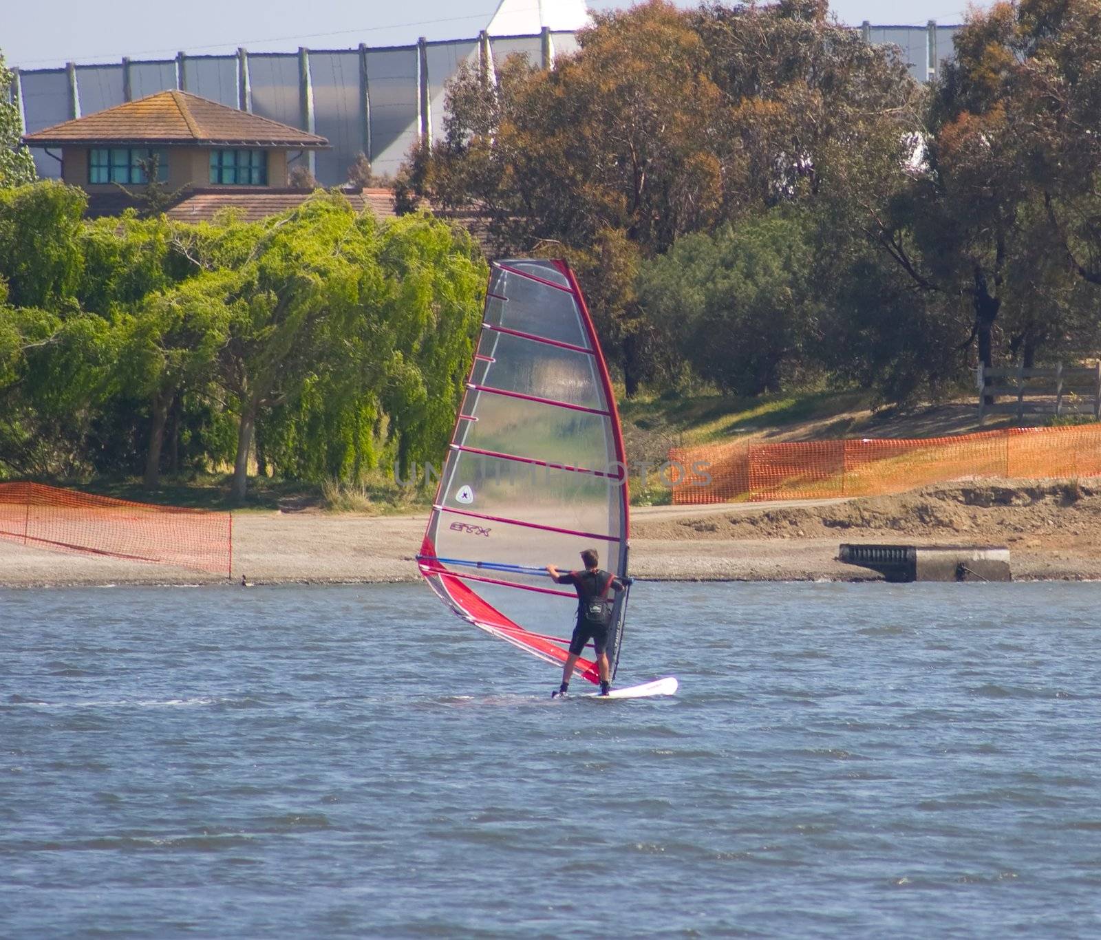 Windsurfing in Shoreline Park