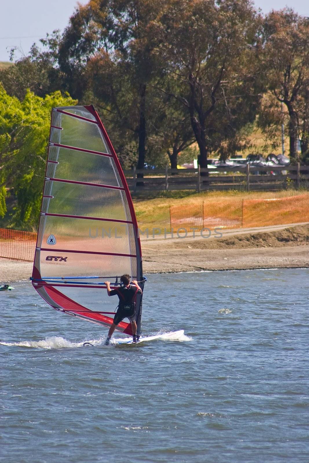 Windsurfing in Shoreline Park