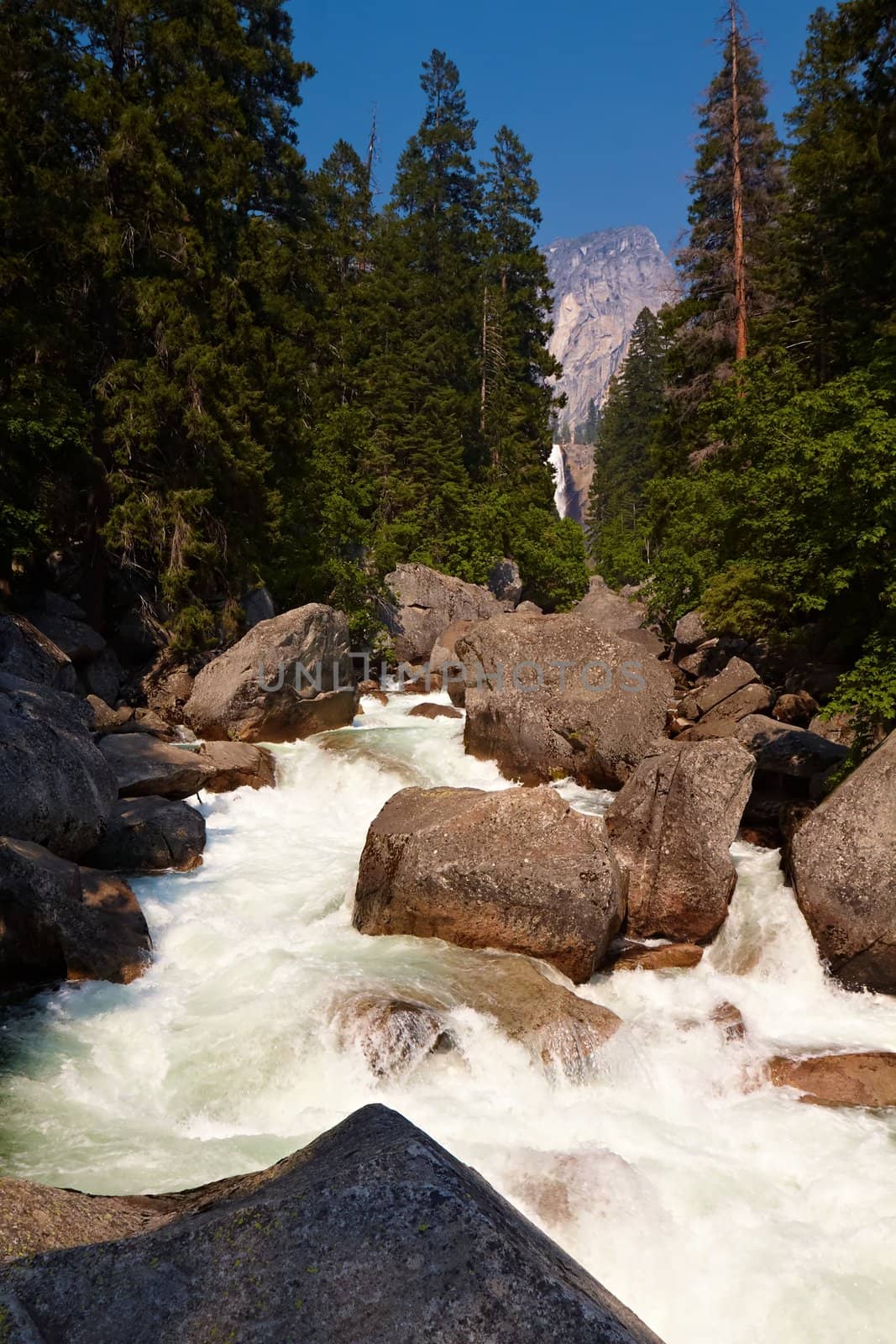 Stream in Yosemite Valley, Yosemite National Park, California, USA