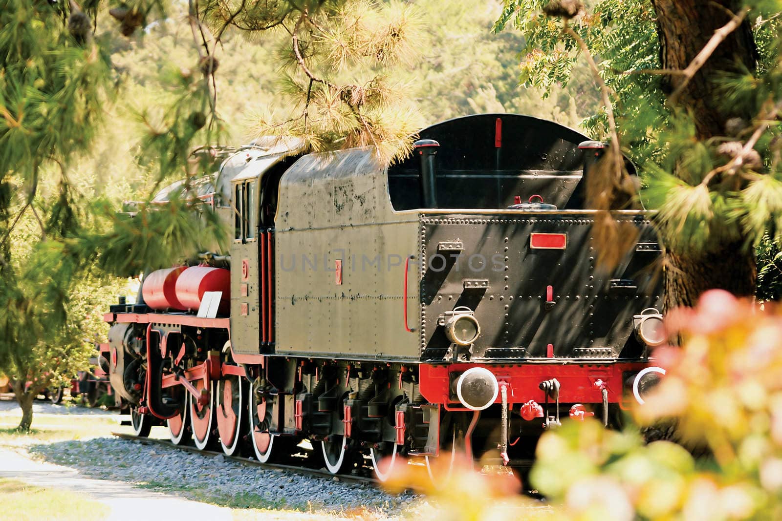 Parking of steam locomotives in Turkey