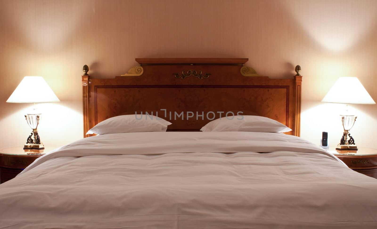 New York: interior of a five stars hotel - bedroom