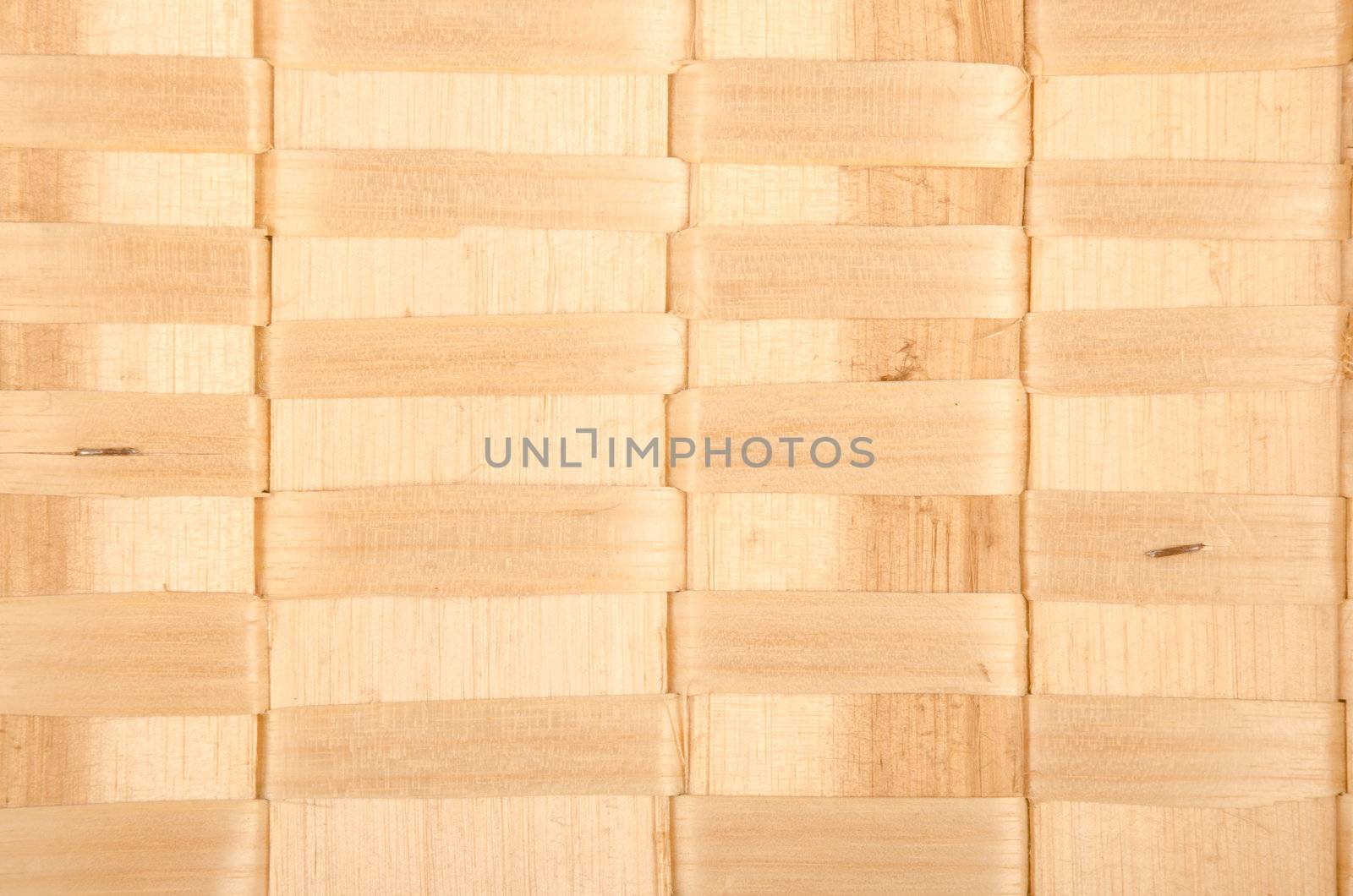 Background of rustic interlaced straw of a handmade craft.