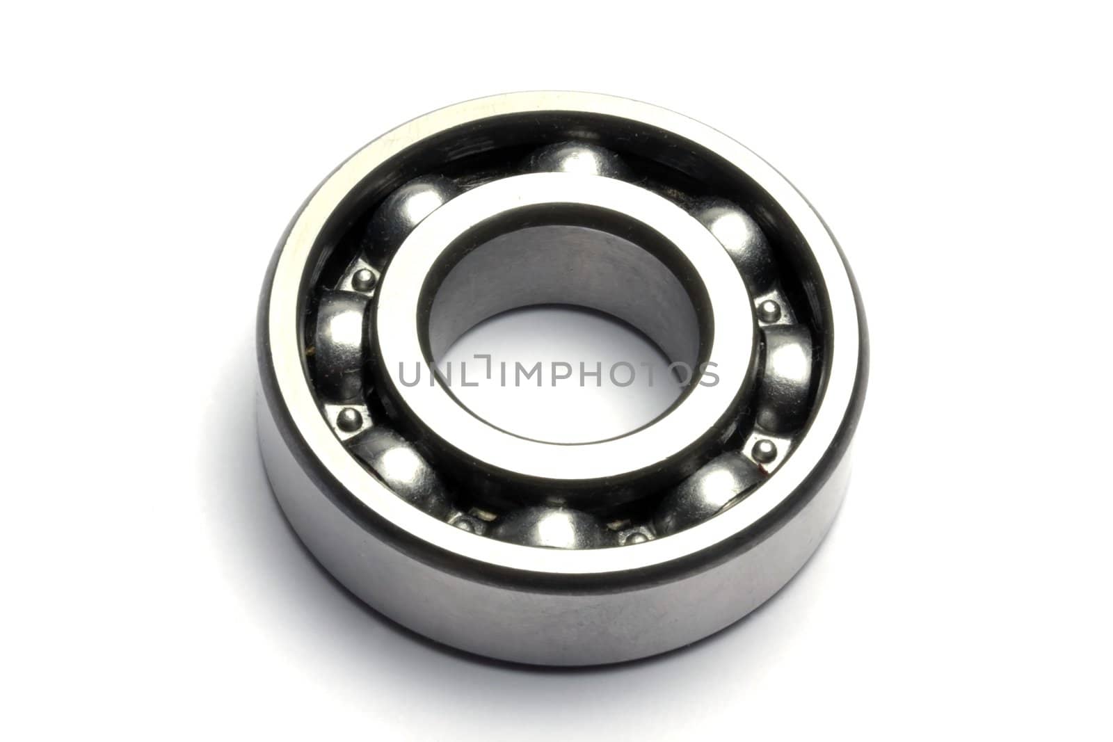 Ball bearing isolated on white background