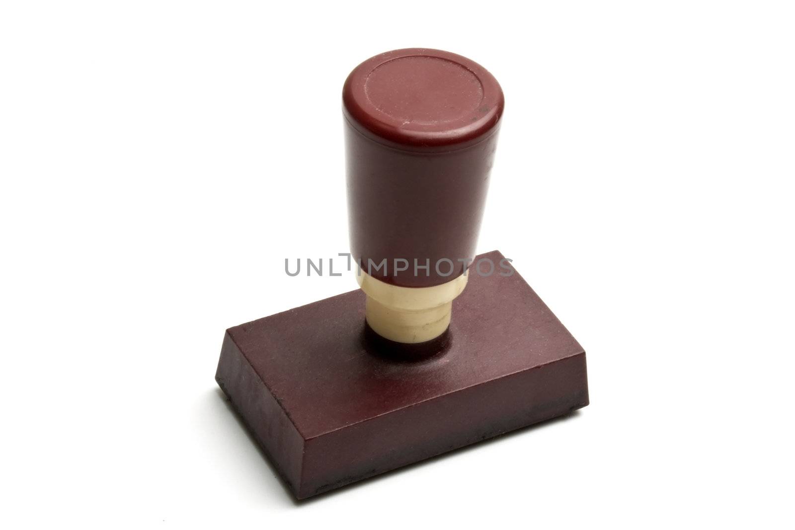 Old stamp isolated on white background