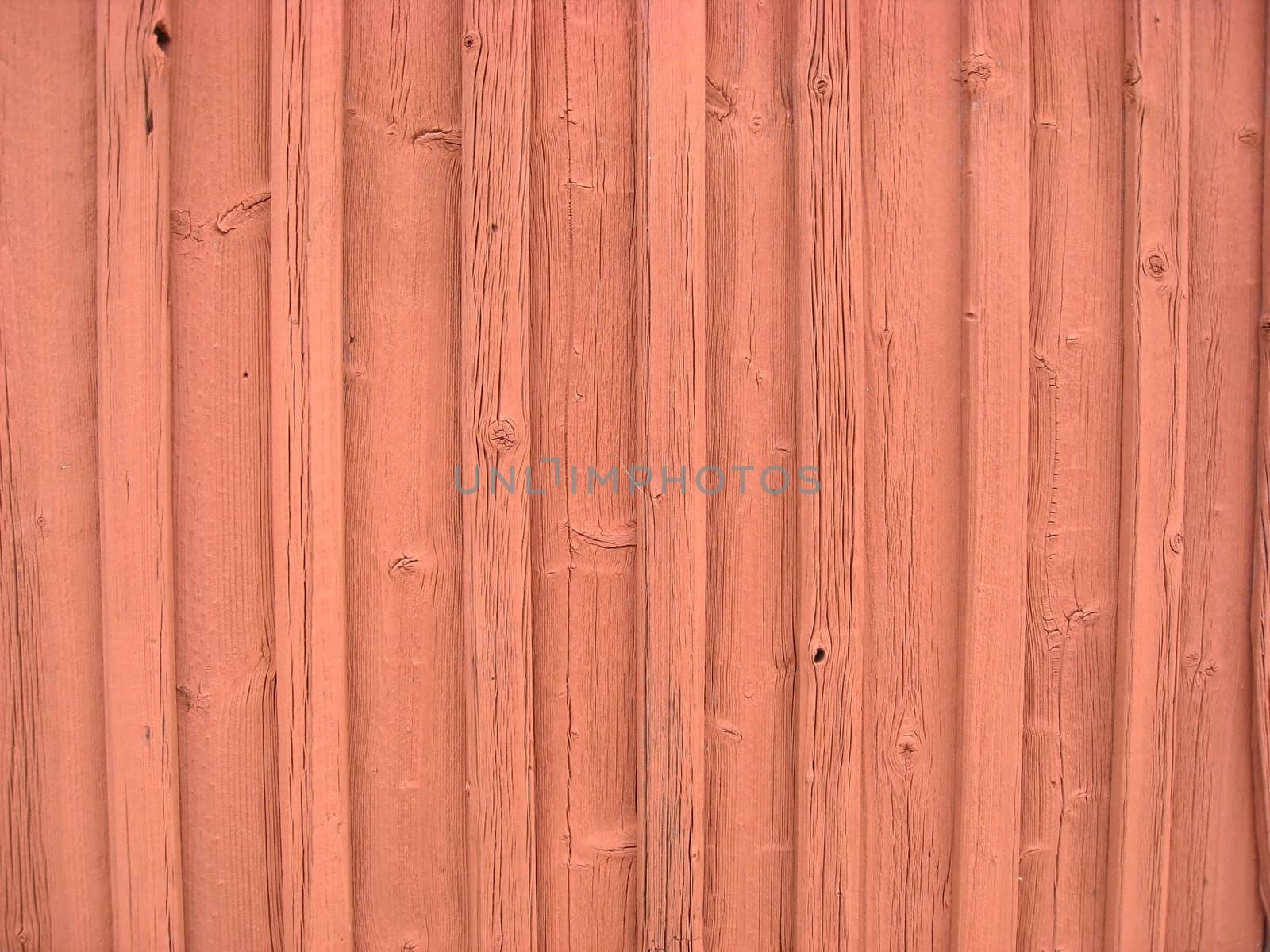 Red timber wall  background