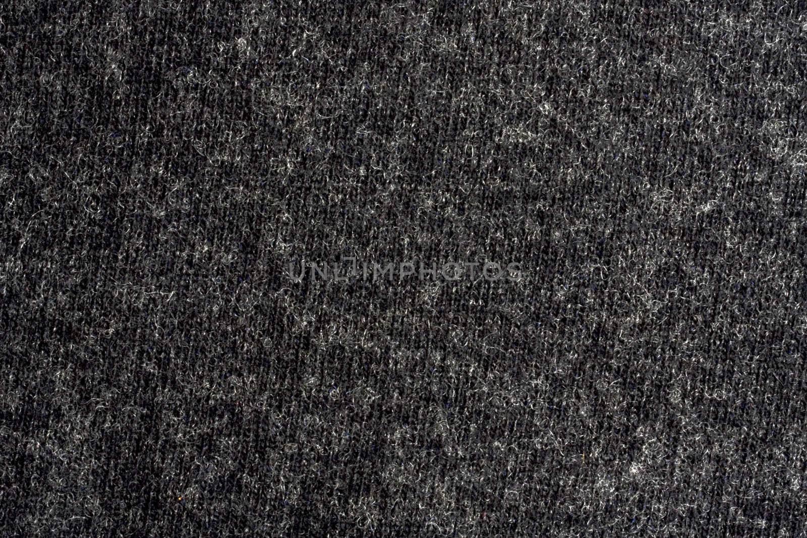 Black Wool texture background by ibphoto