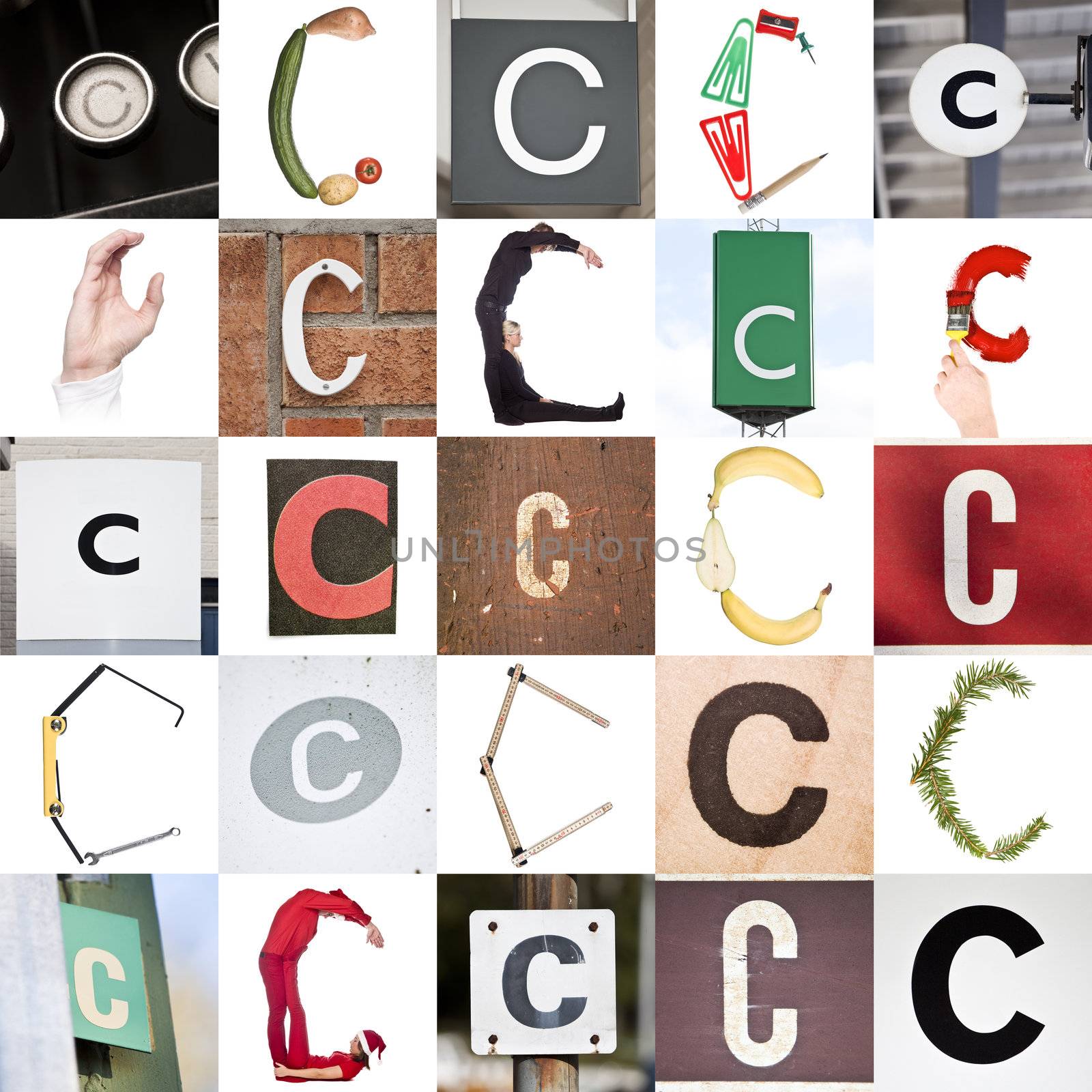 Collage of Letter C by gemenacom
