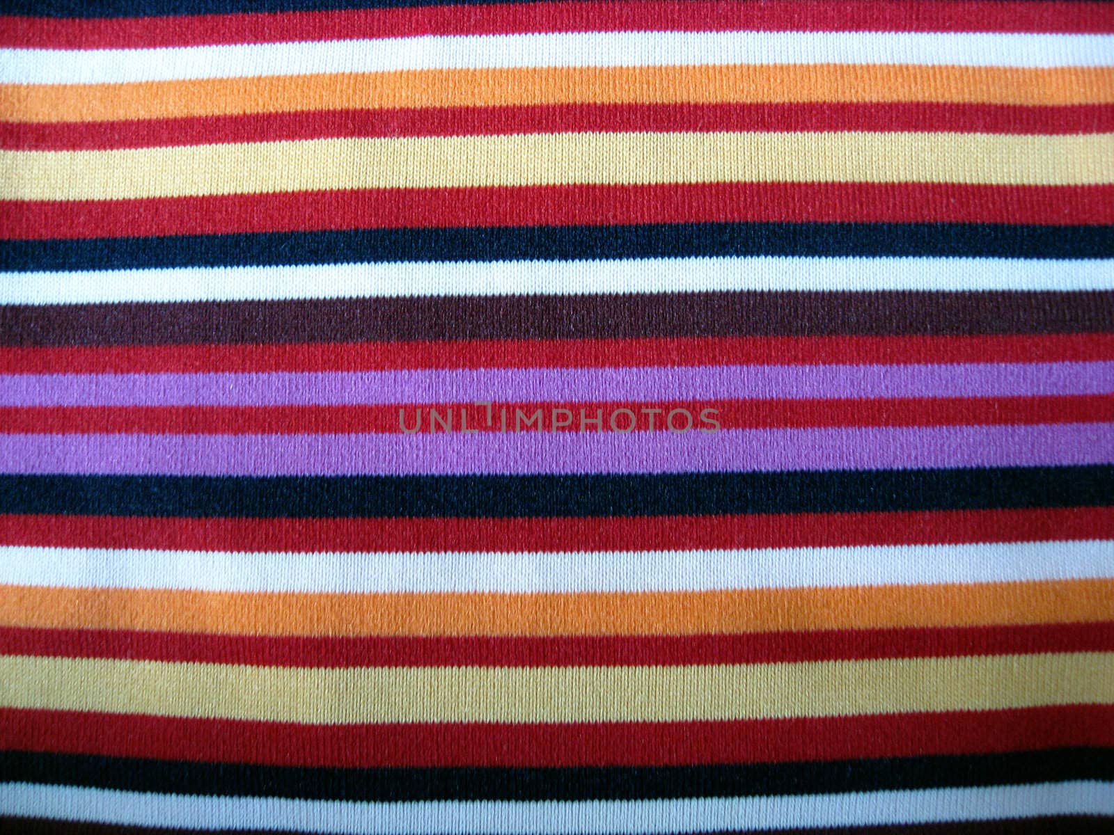 Colorful striped cotton fabric background 
