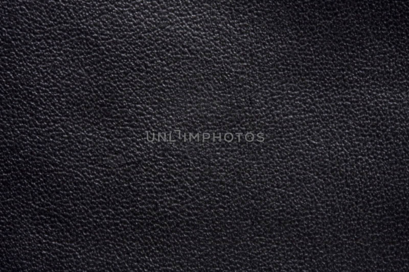 Black leather texture background closeup