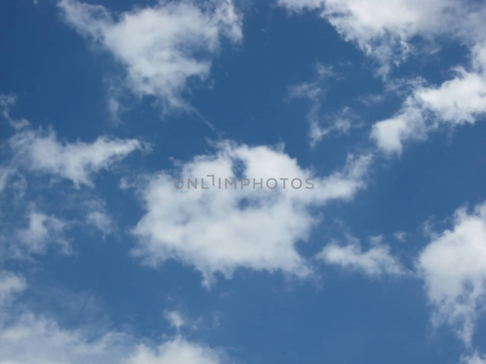 Beautiful blue sky and cloud background 