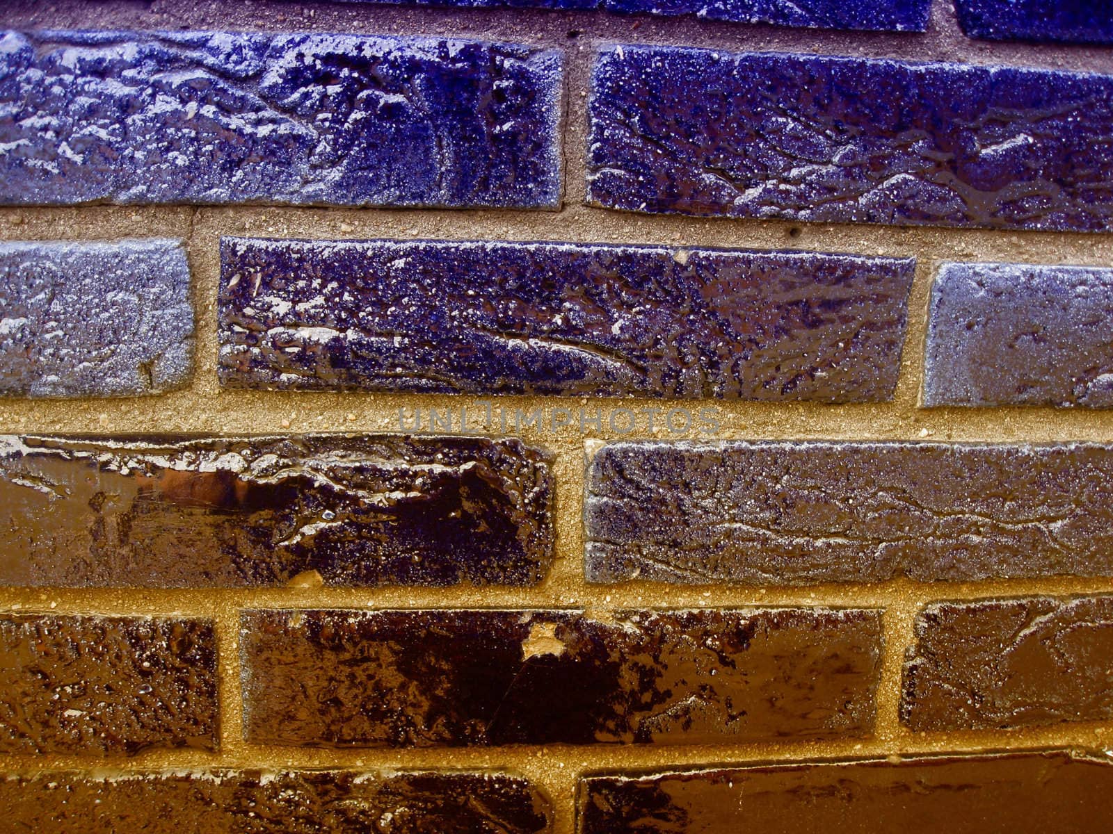 Texture of colorful marble brick wall background