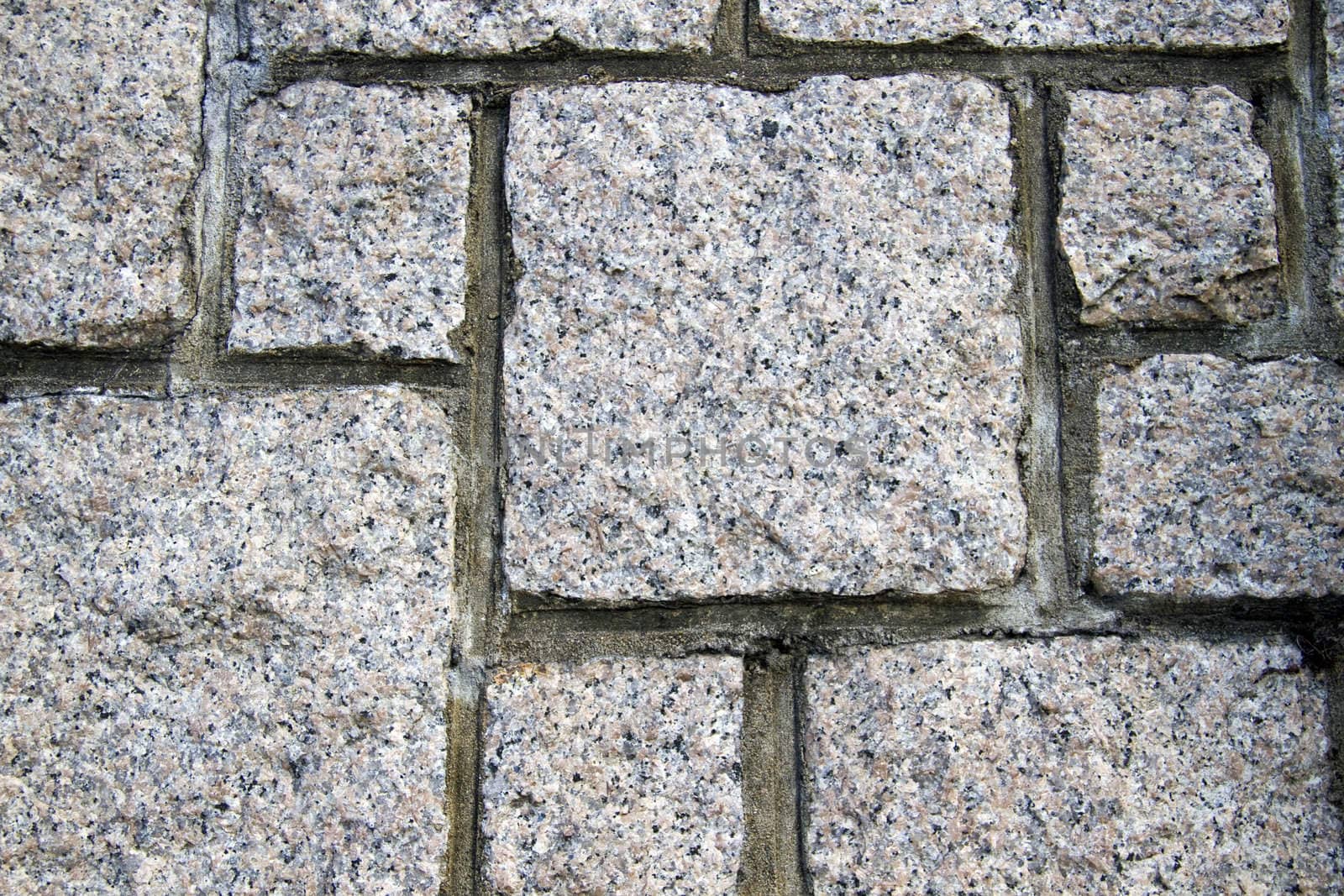 Texture of small stone structure road background
