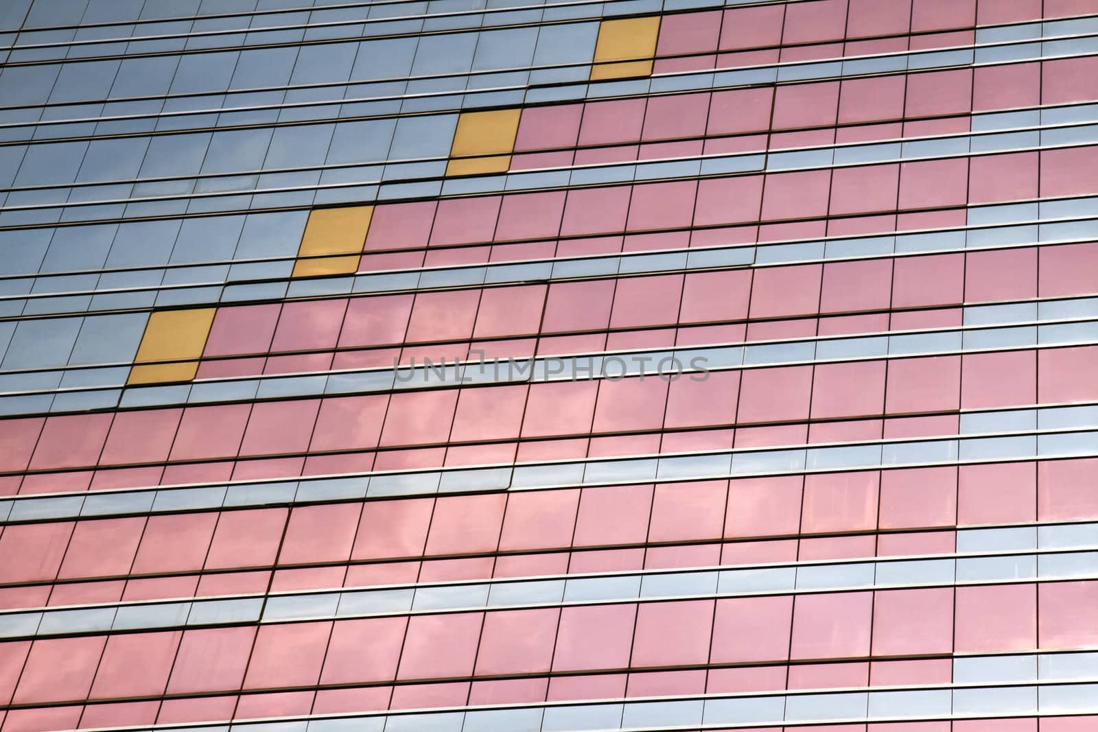 skyscraper windows background in Hong Kong 