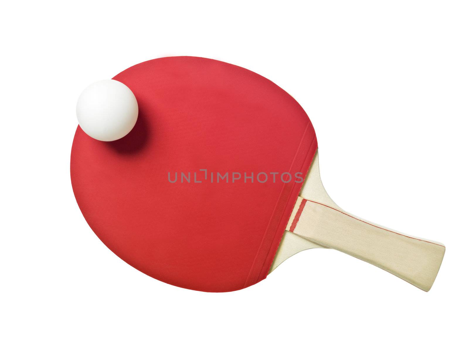 Table Tennis Racket isolated on white background