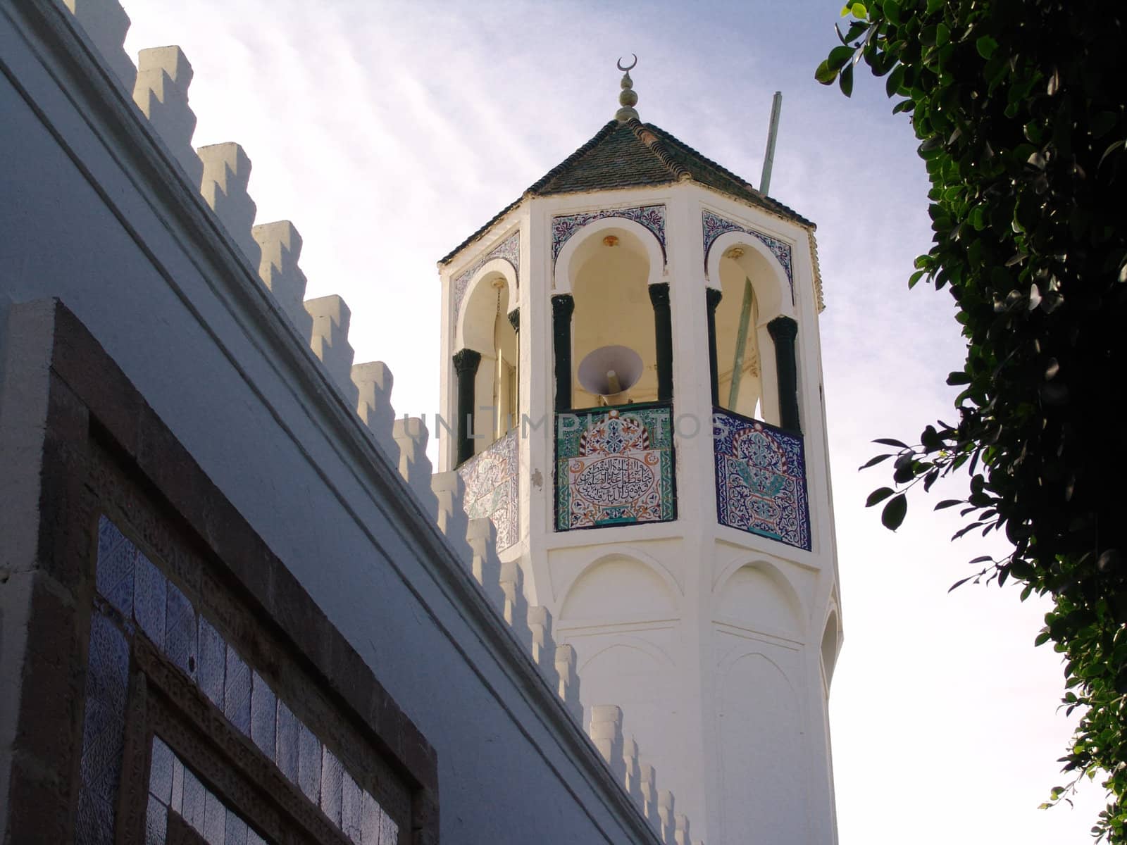 Mosque in Tunis, the capital of Tunisia in north africa.