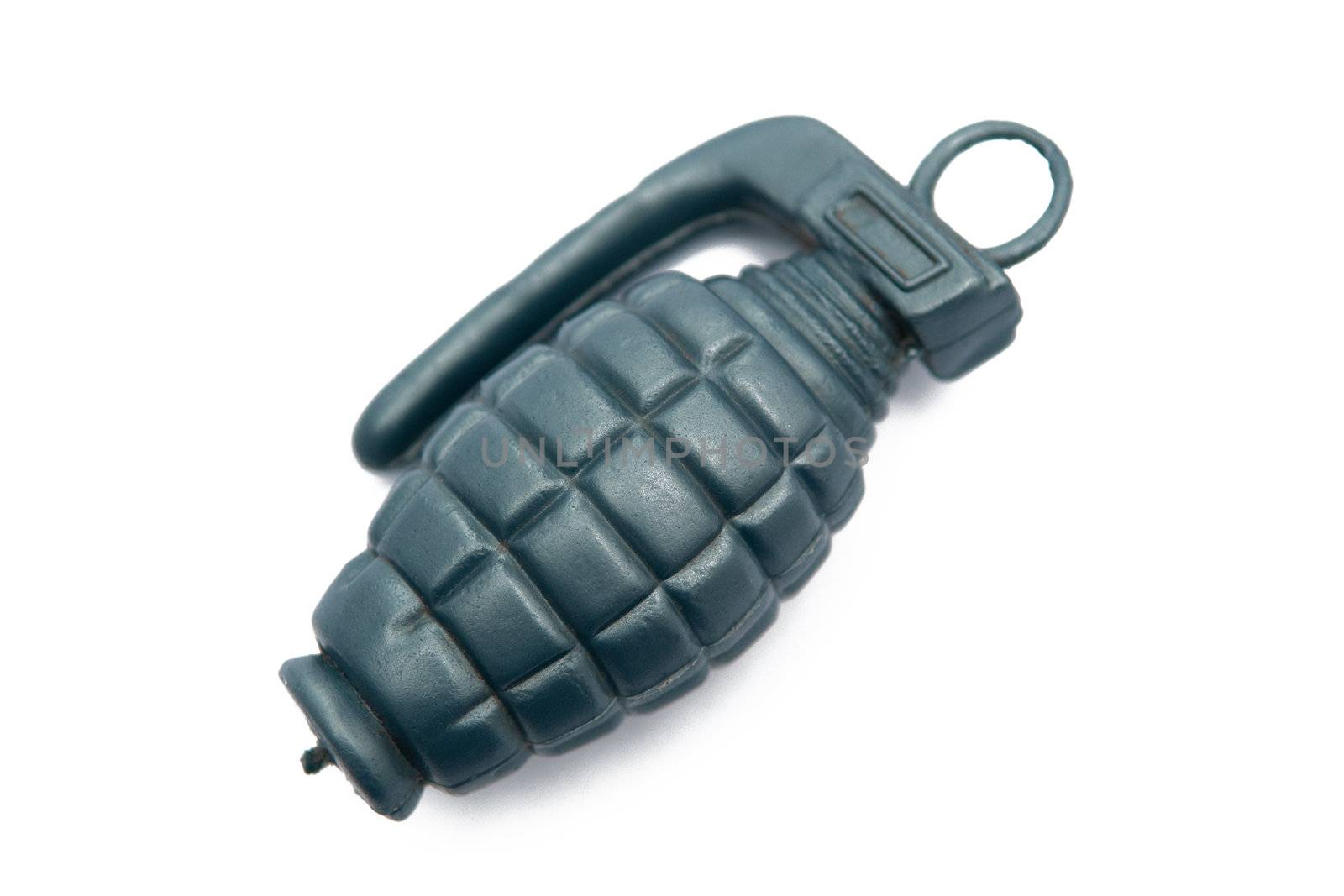Grenade on the white background