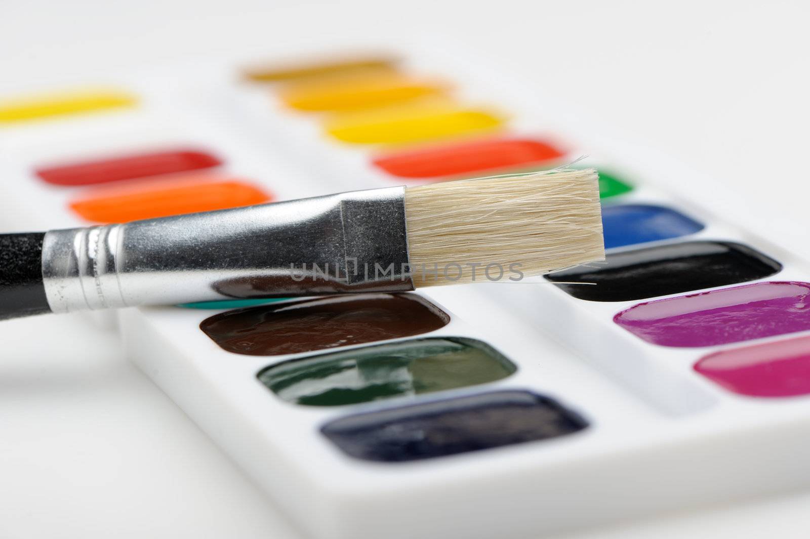 Brush with paints by galdzer