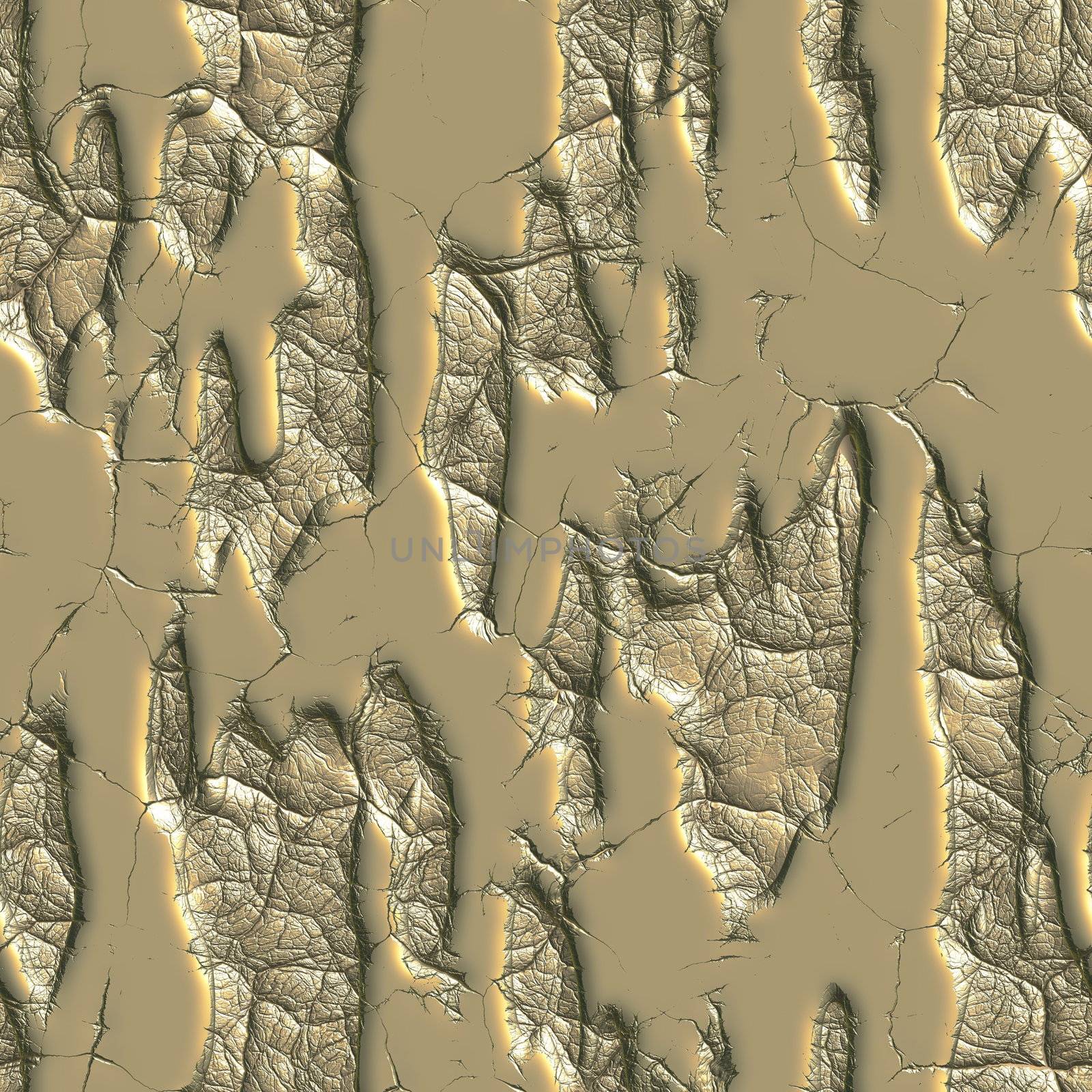 gold cracked eroded background pattern