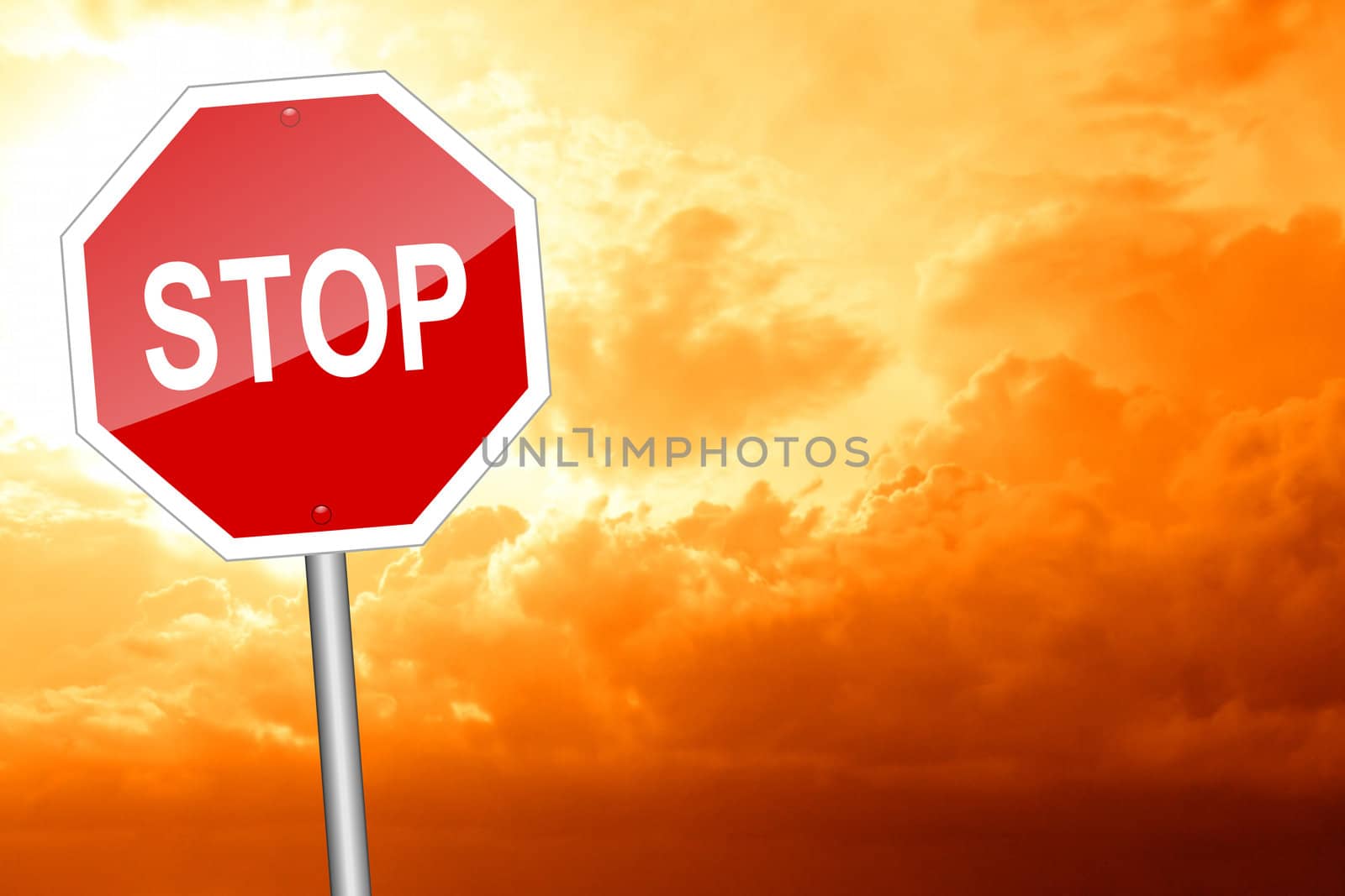 stop sign by alexwhite
