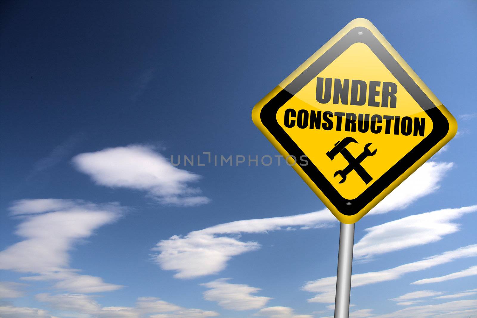 under construction sign