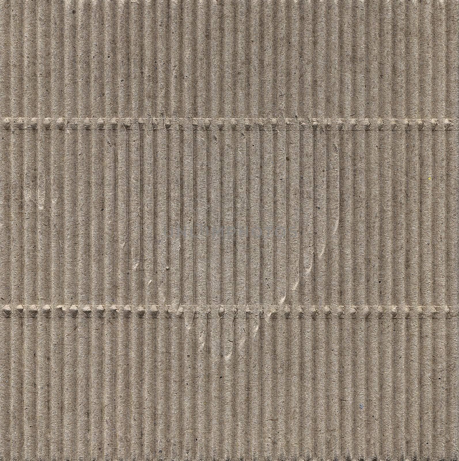 the old vintage textured Corrugated cardboard background