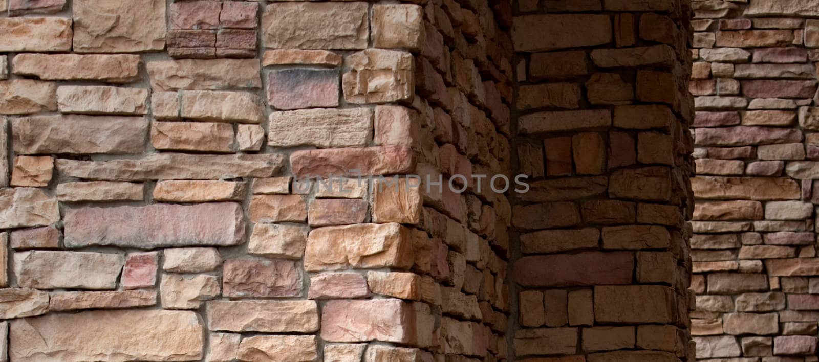 Horizontal Stone Wall Pattern