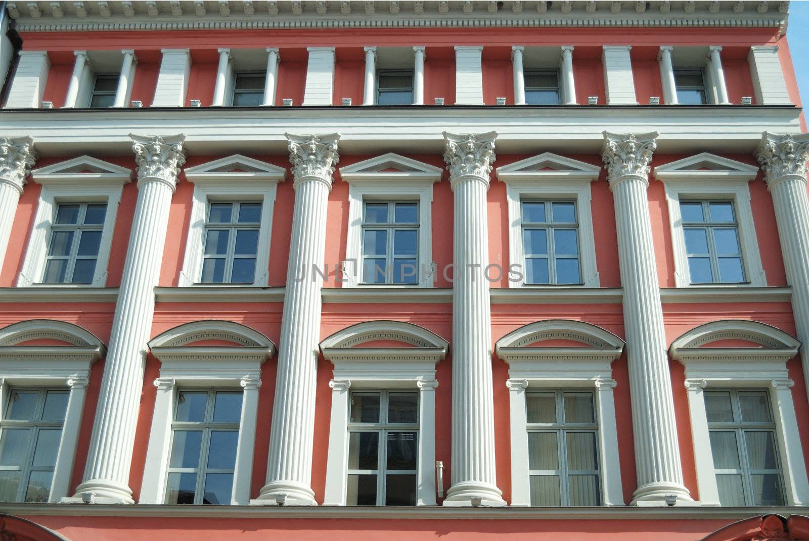 facade, architecture detail of luxury building