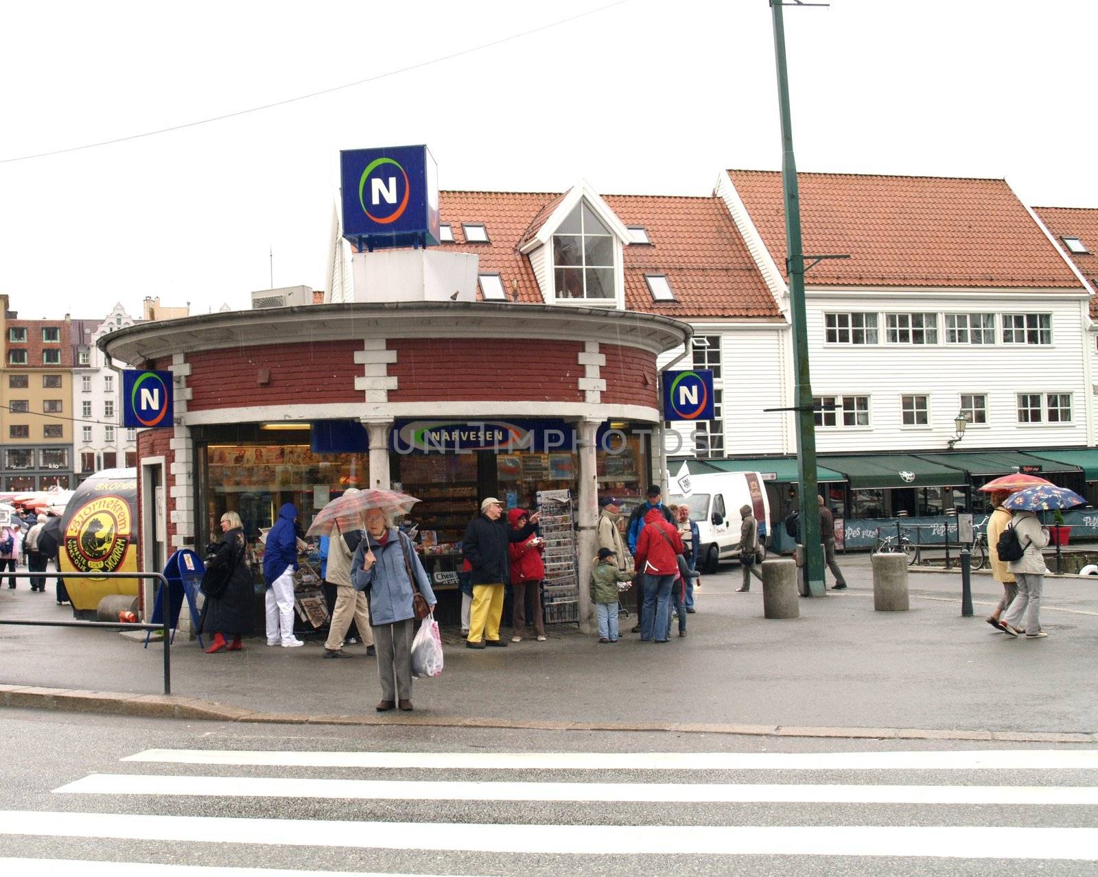 narvesen kiosk in Bergen