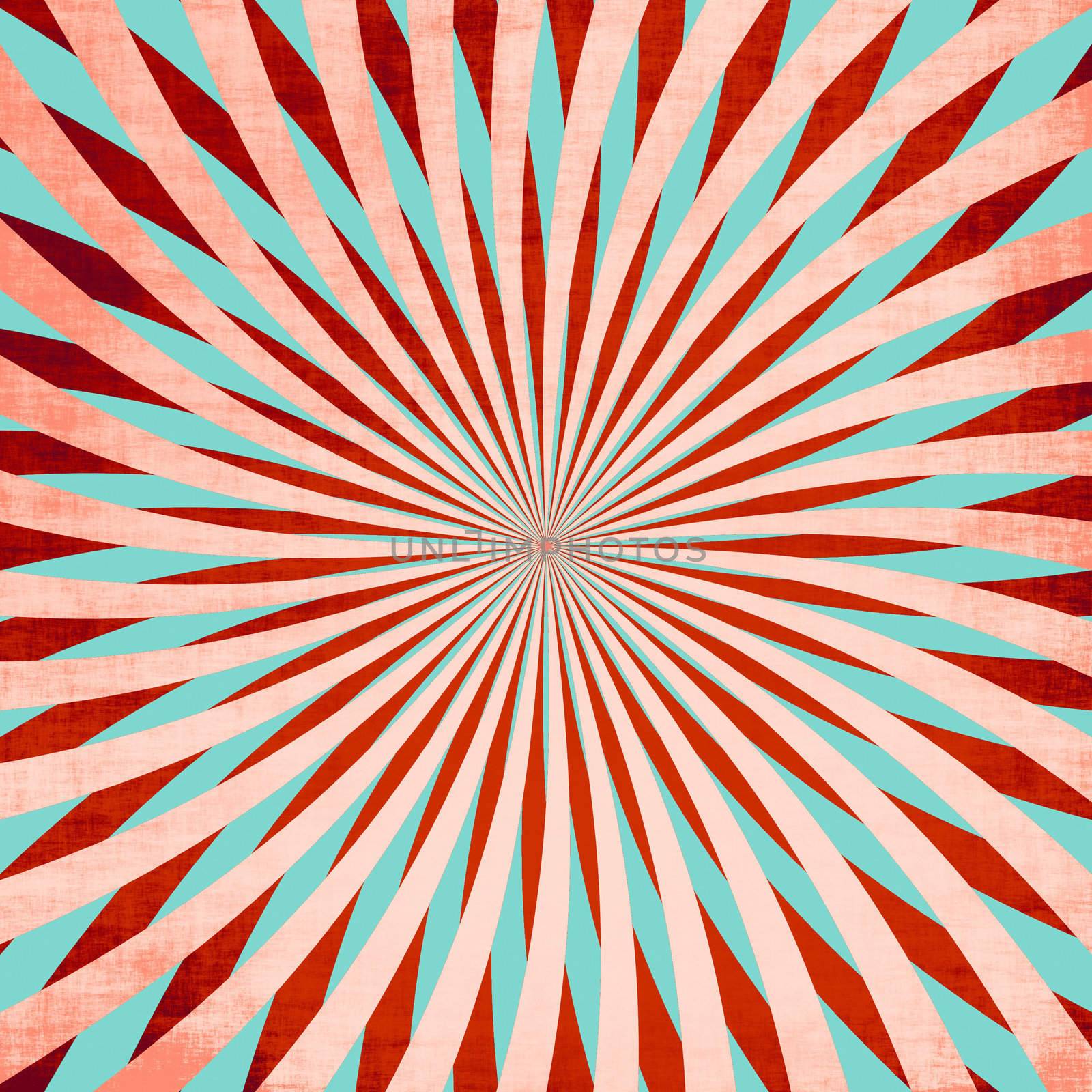 A retro or vintage looking rays pattern that works great as a background or backdrop.