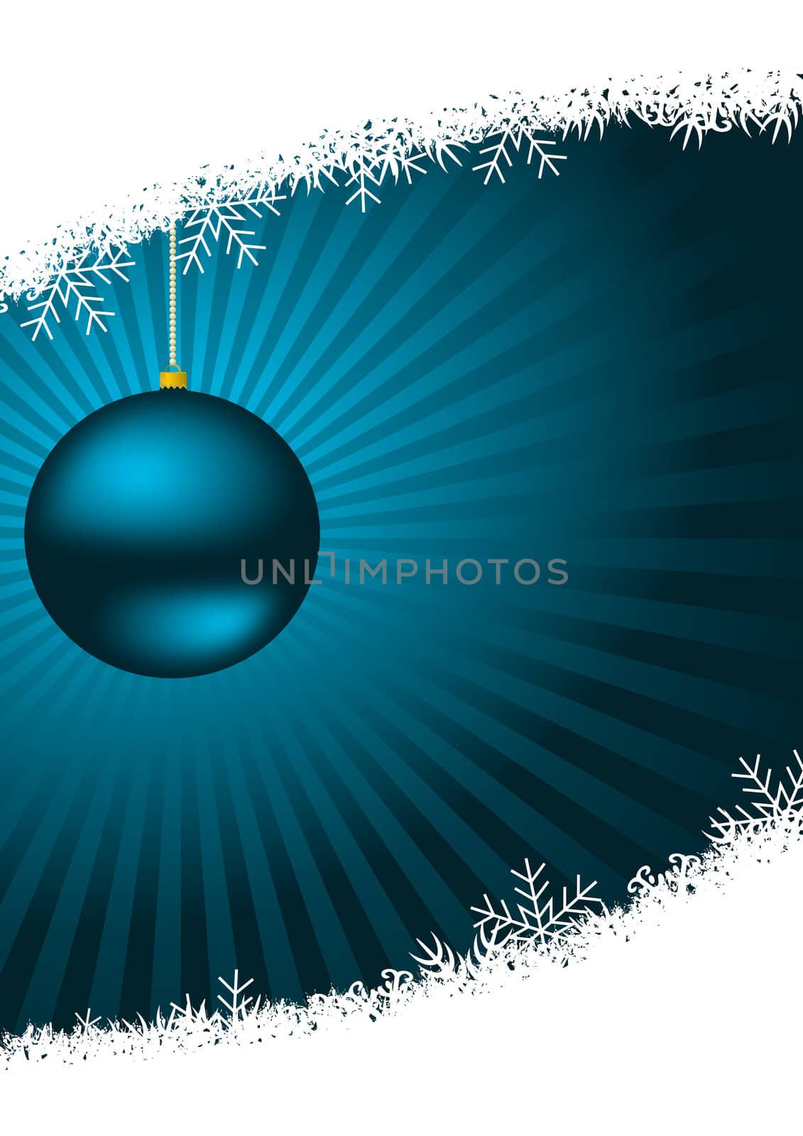 blue christmas background by alexwhite