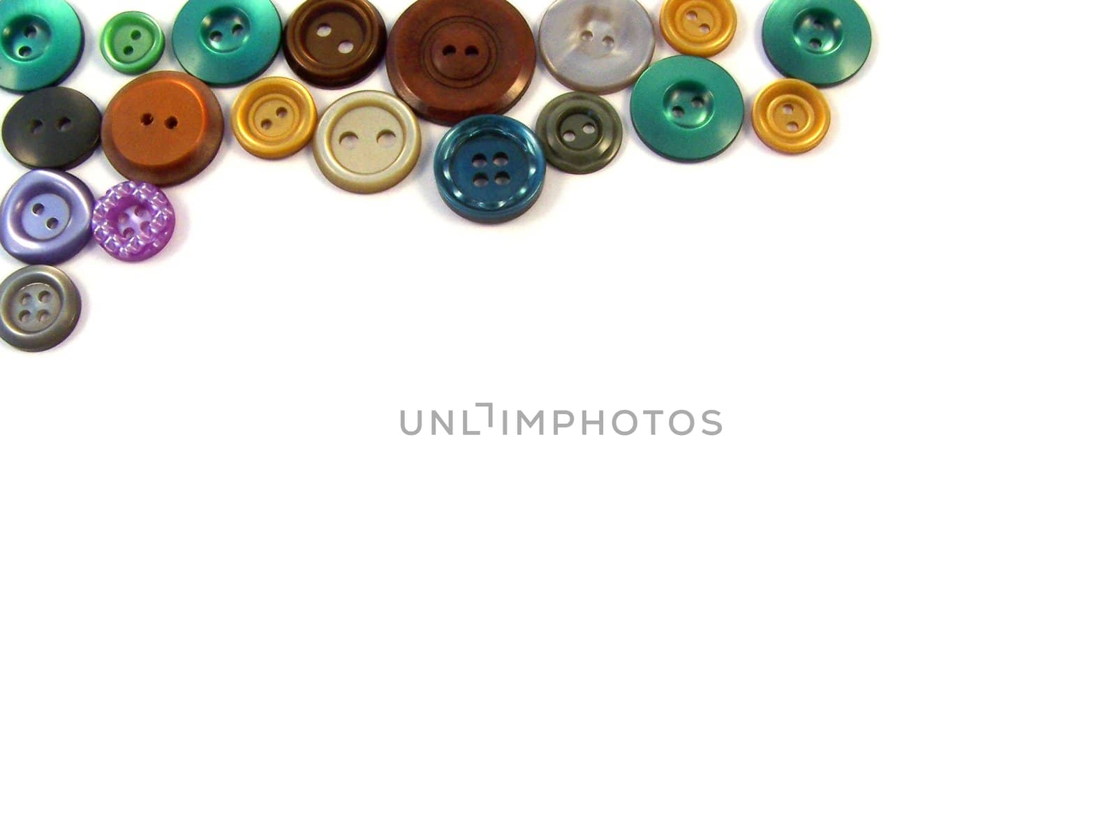 colorful buttons frame by alexwhite