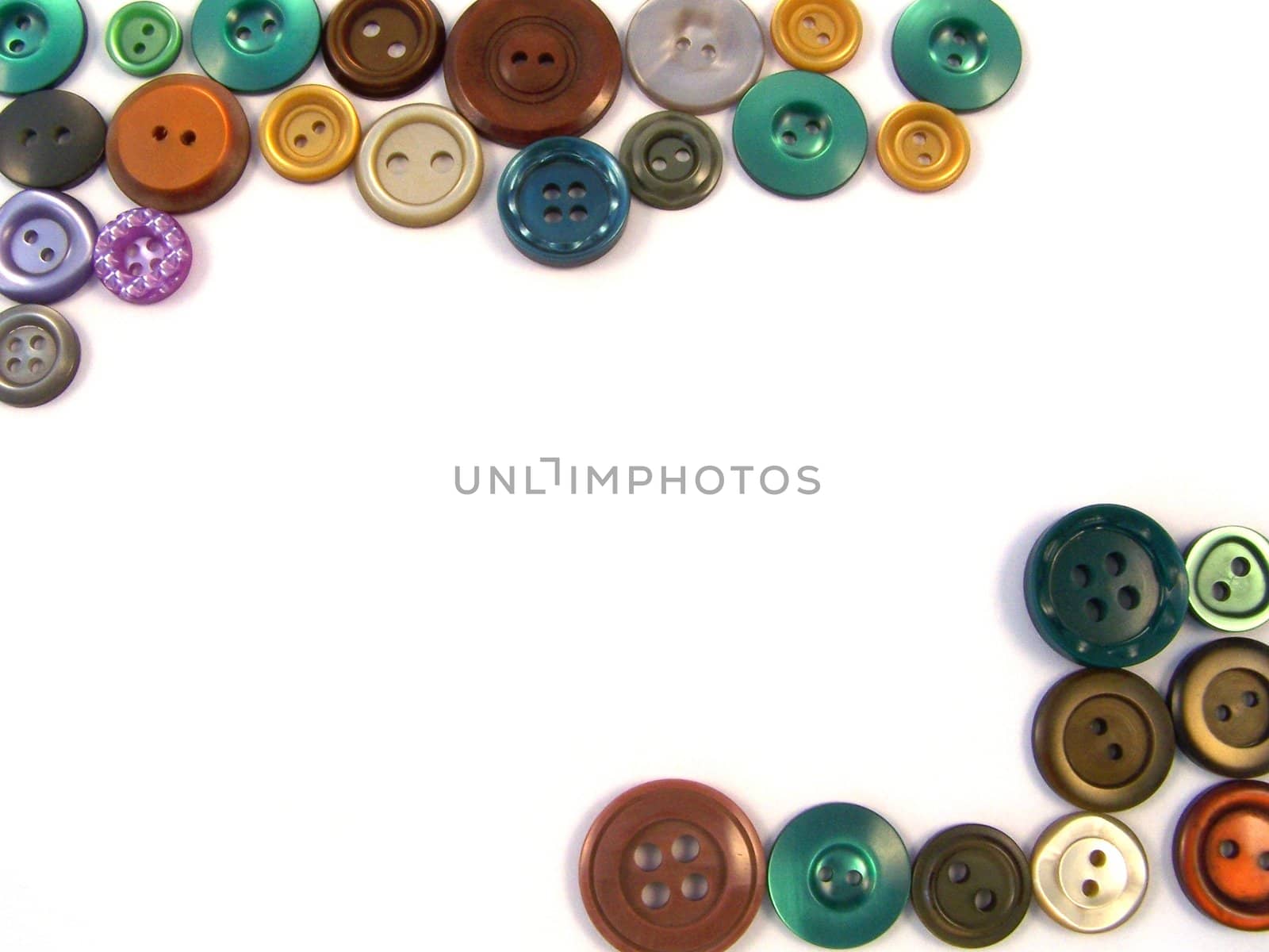 colorful buttons frame