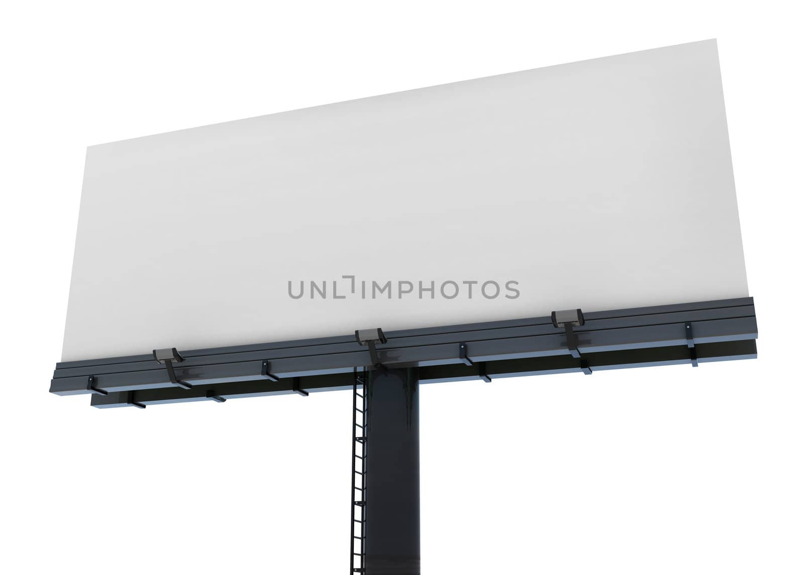 Blank isolated billboard by paviem