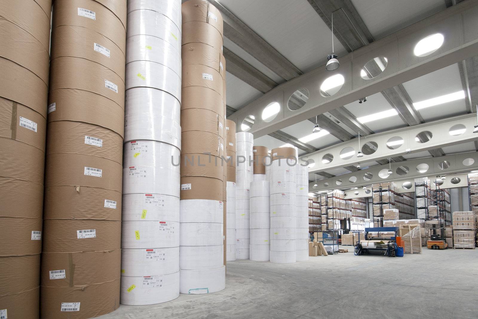 Industrial printing, manufacturing and storage indoor premise