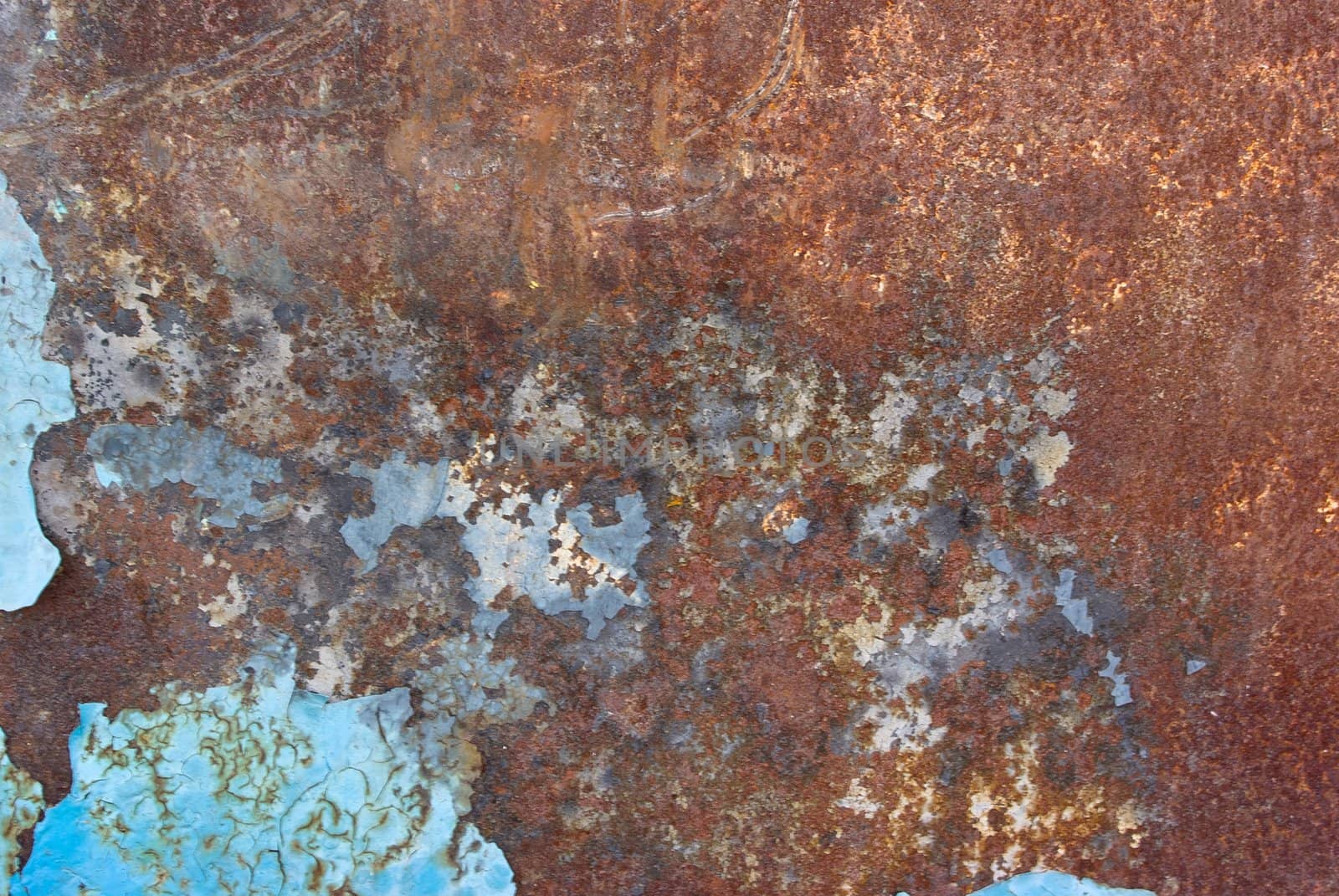 The vintag colored grunge iron textured background