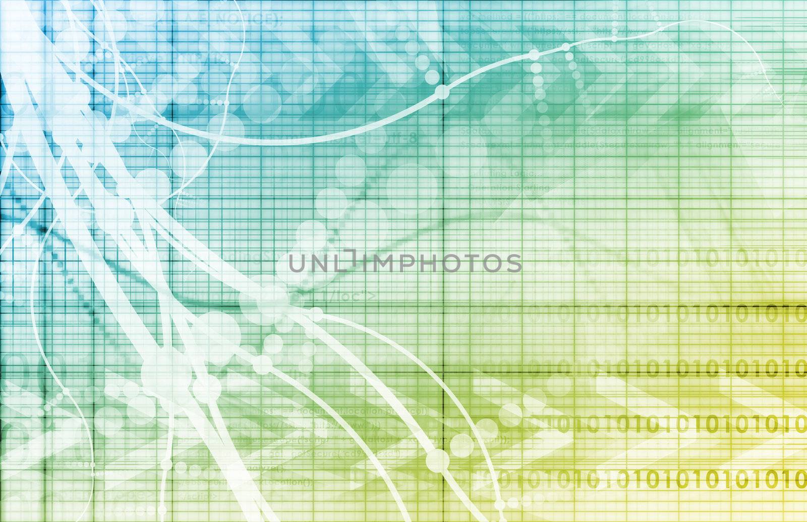 Internet World Wide Web Abstract Tech Background
