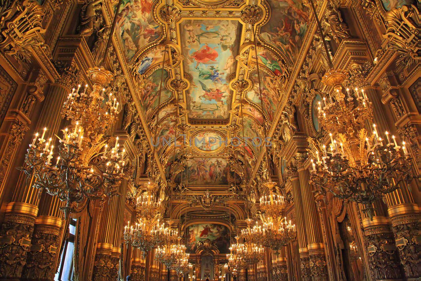 Opera Garnier in France Paris Tourist Destination
